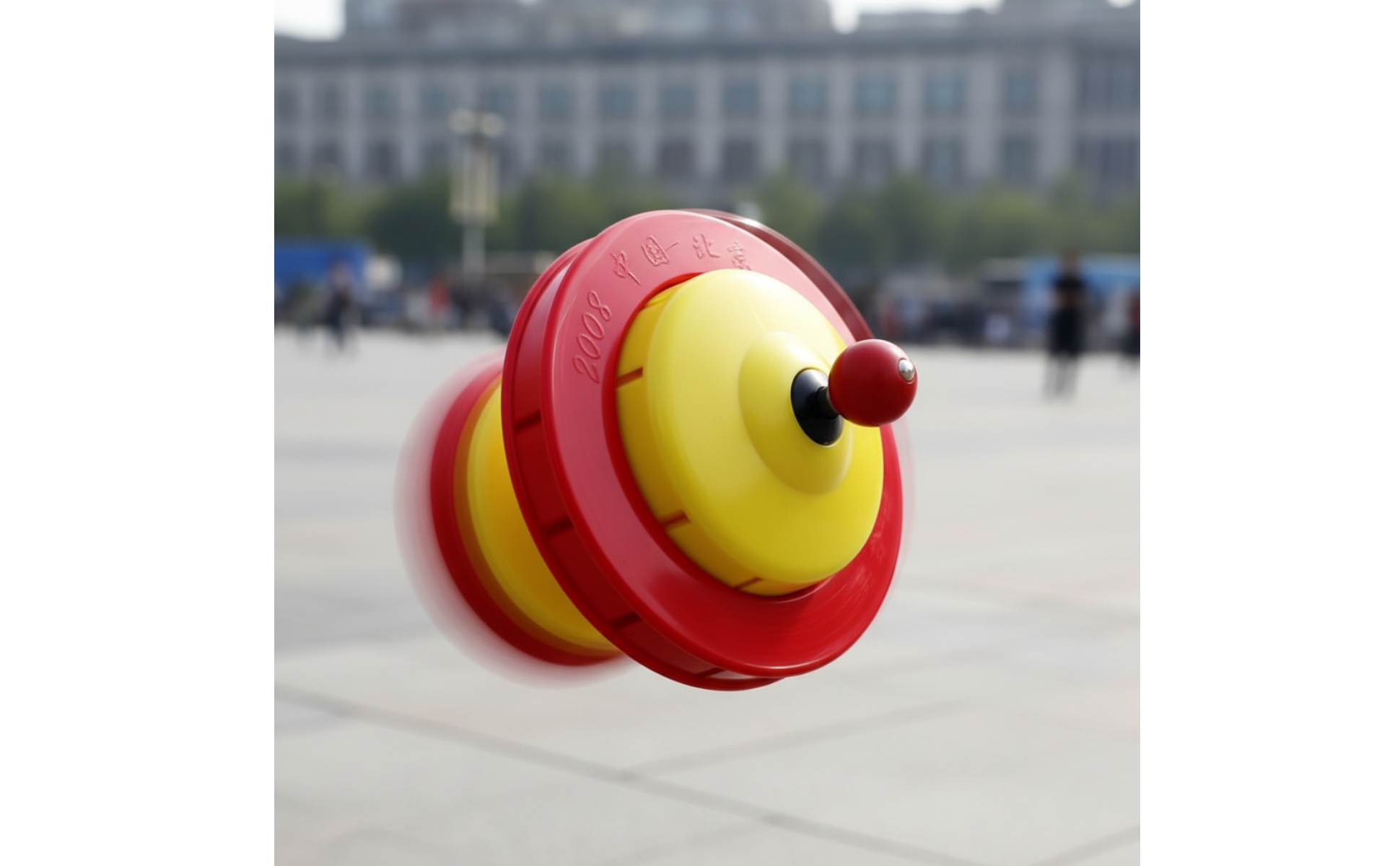 Spinning Top with Five Bearings Long Rotate Spinning Top Smooth for Outdoor Play