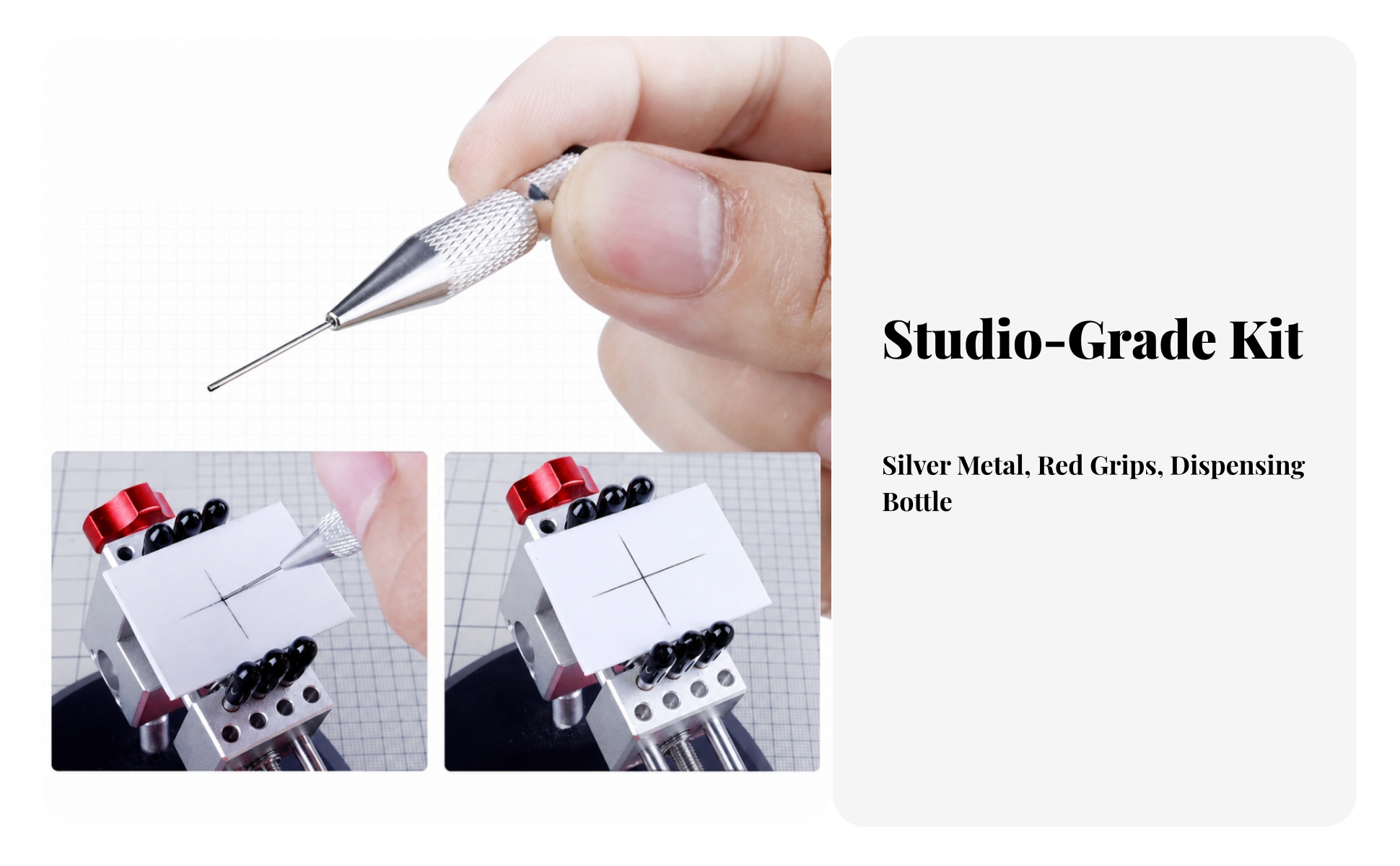 Panel-Line-Spitze mit rändelgriff präzise Modellbau-Spitze mit Metallgriff