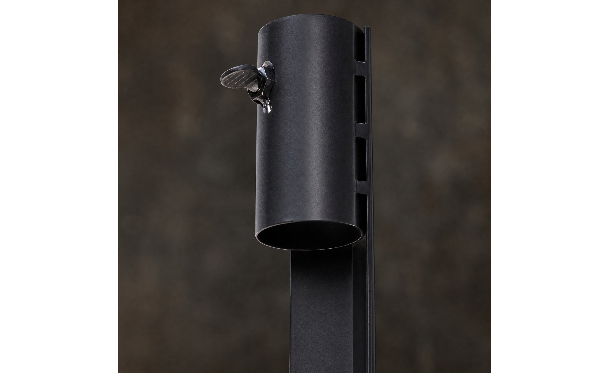 Ground Stake with Adjustable Thumb Screw Powder-Coated for Walkways, Flower Beds