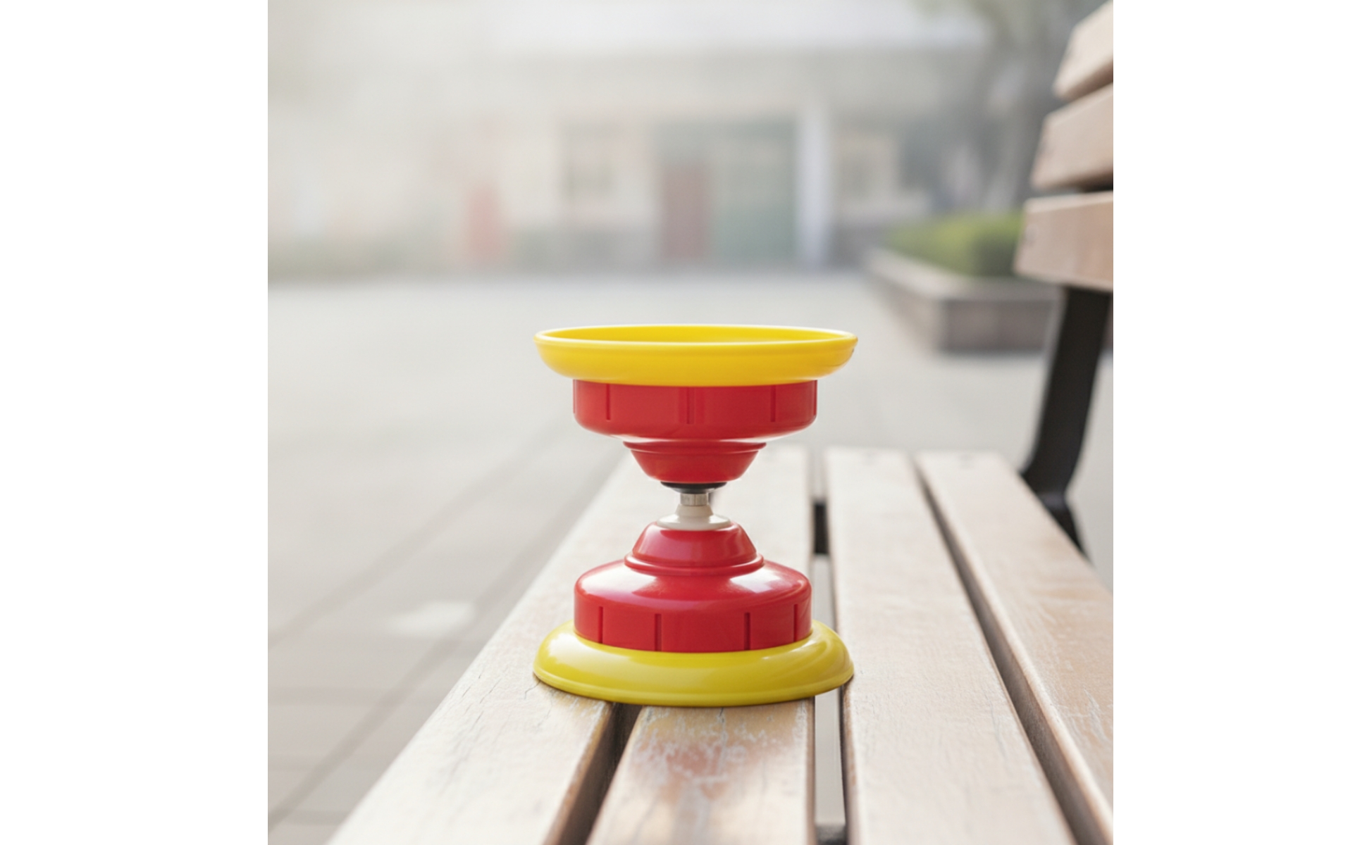 Chinese Yo-Yo Set Beginner-Friendly Chinese Yo-Yo with Handsticks Soft-Edge