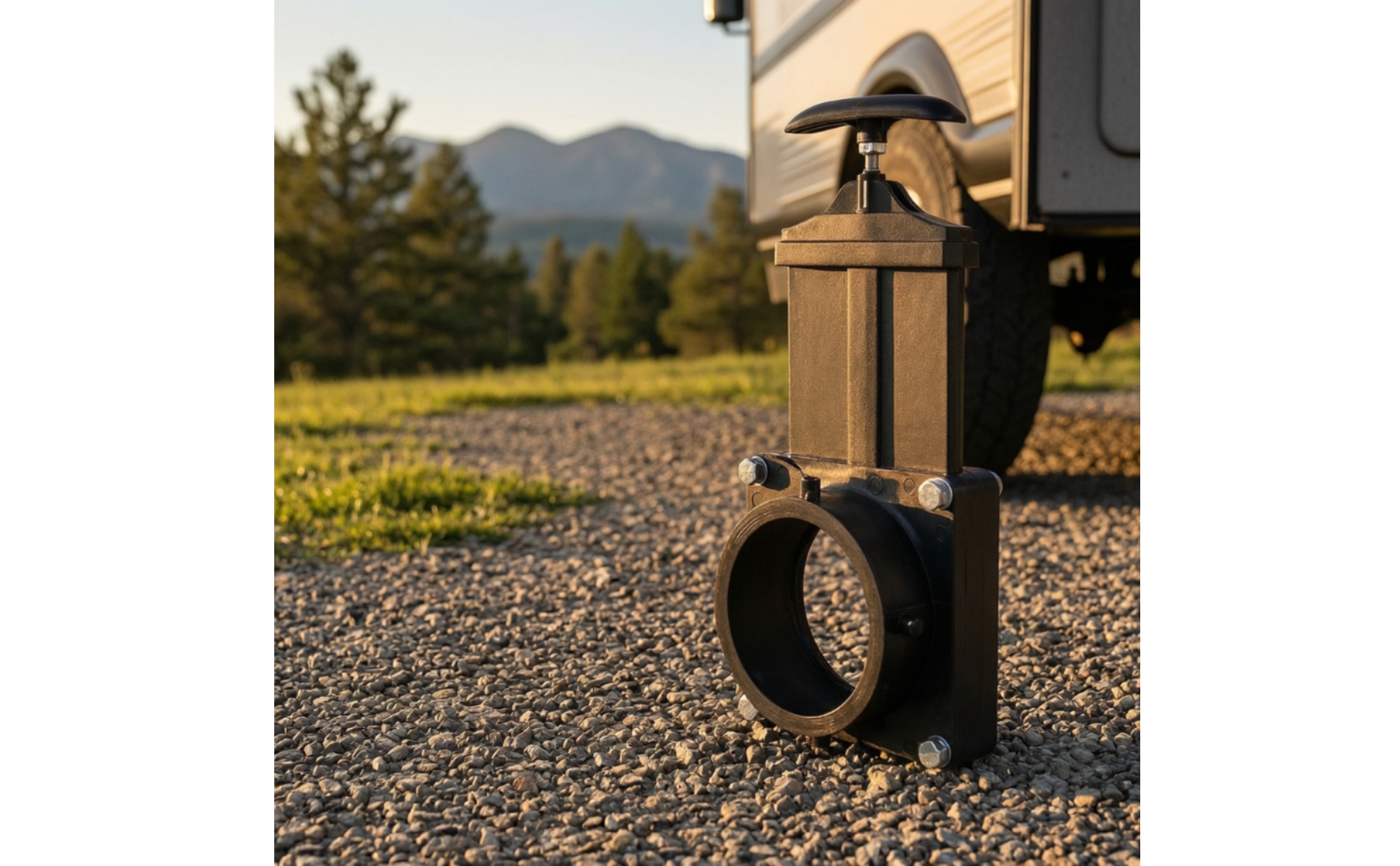 3-Inch RV Black Water Plumbing Fitting Long-Lasting for Trailer Owners, Campers