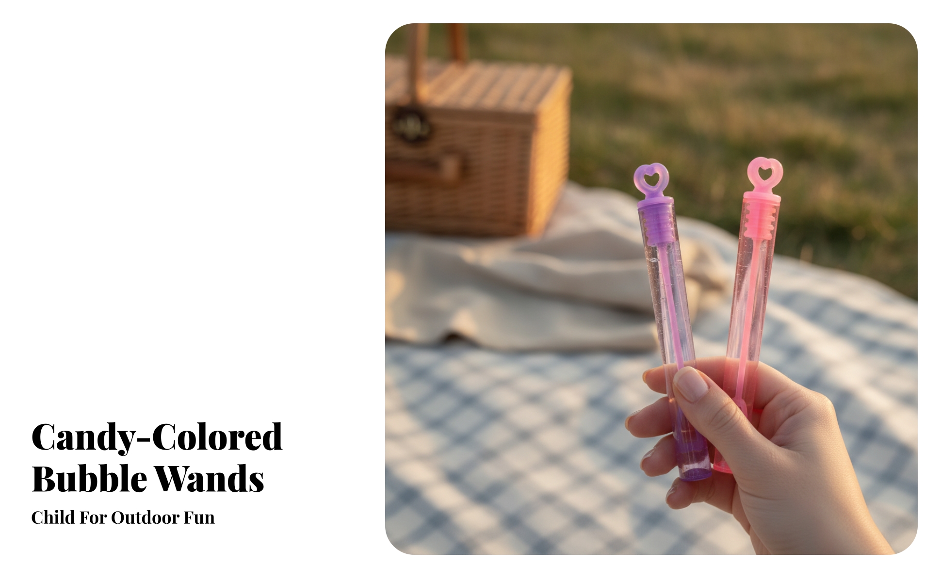 24 Pieces Bubble Stick Bottle Travel-Friendly Bubble Stick Easy to Use