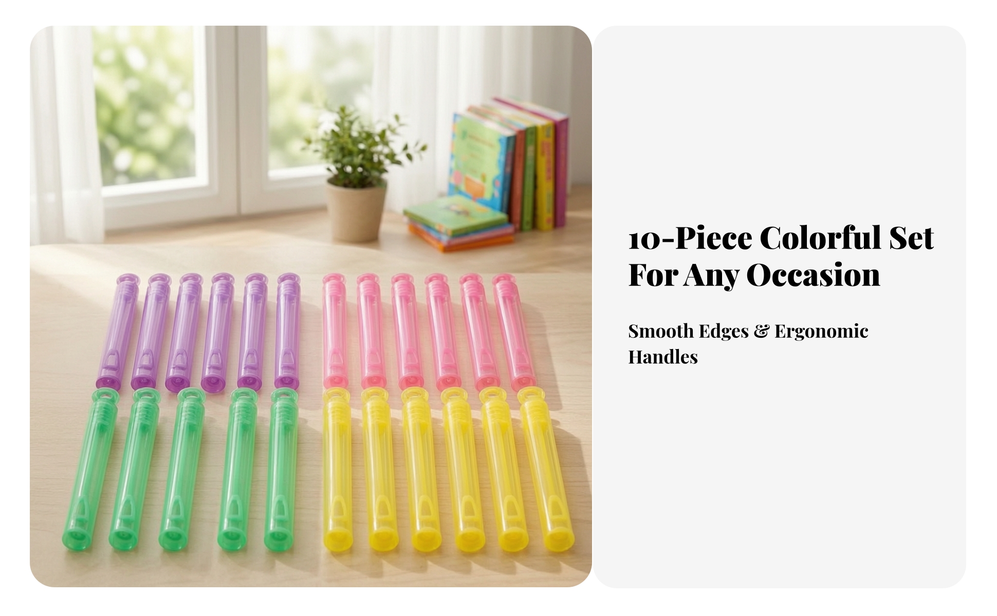 24 Pieces Bubble Stick Bottle Travel-Friendly Bubble Stick Easy to Use