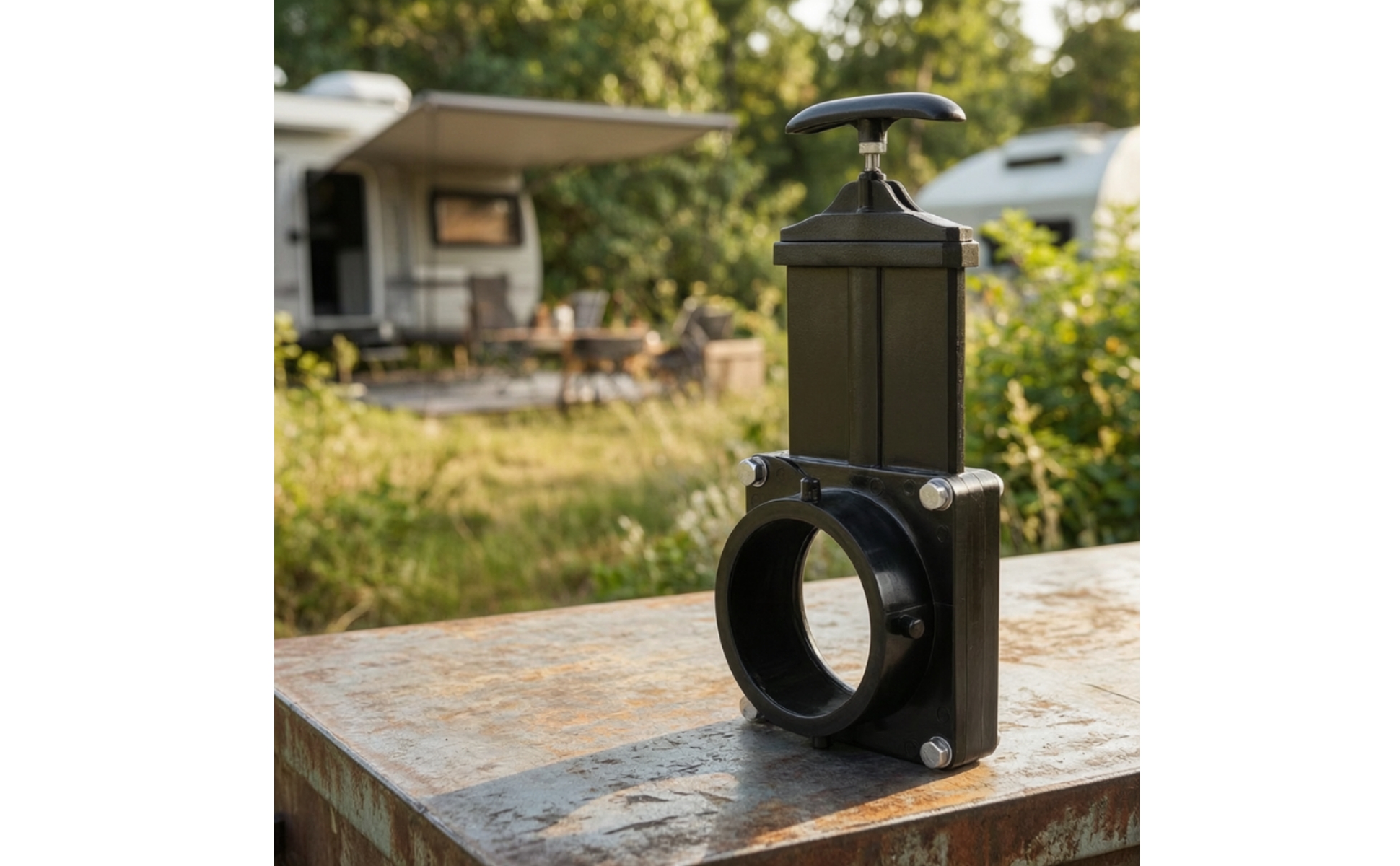 3-Inch RV Black Water Plumbing Fitting Long-Lasting for Trailer Owners, Campers