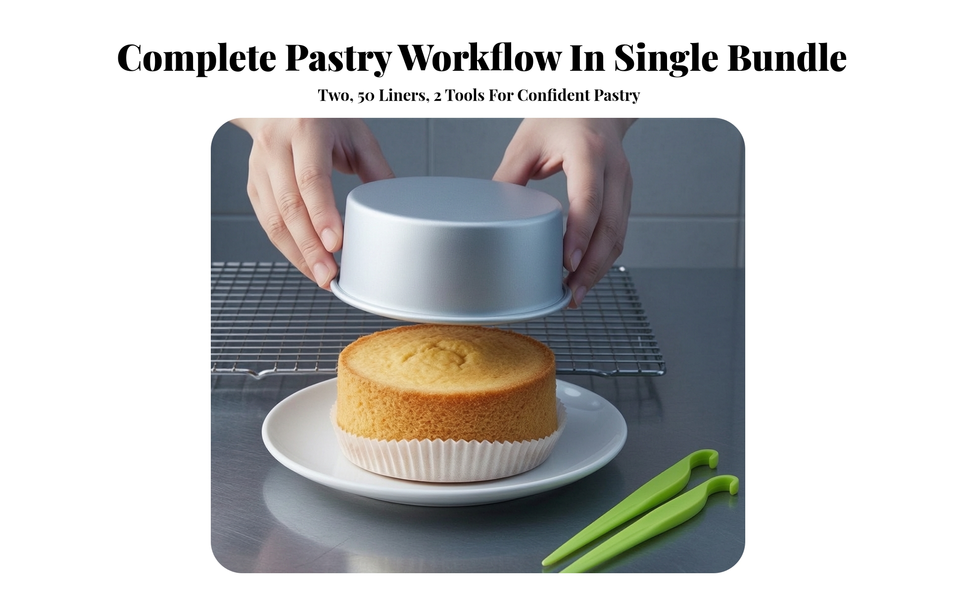 2 Pieces Round Cake Pan Oven Safe Round Cake Pan Straight-Sided for Home Cooks