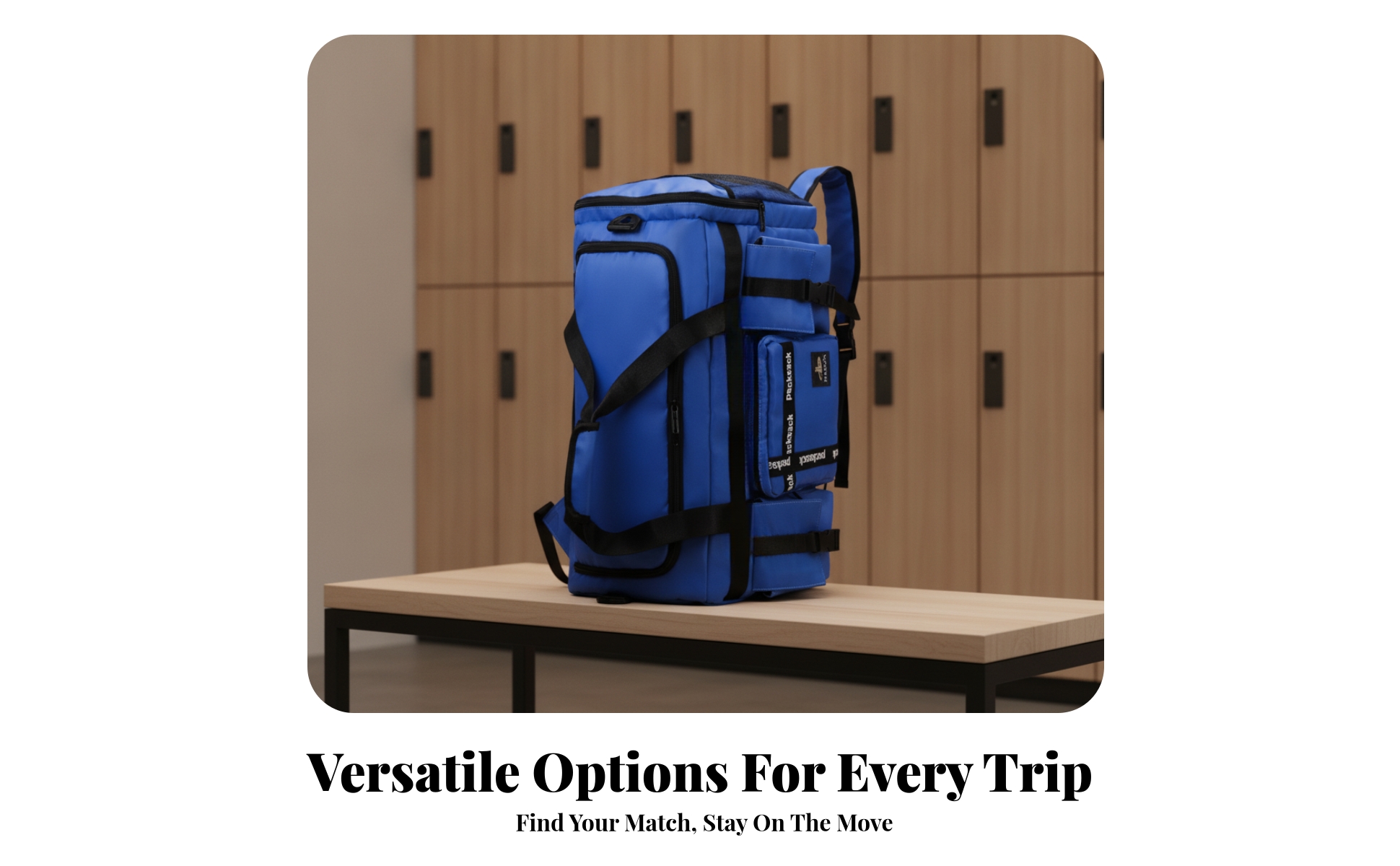 Travel Backpack Large-Capacity Duffel Backpack Carry-on for Travelers, Students