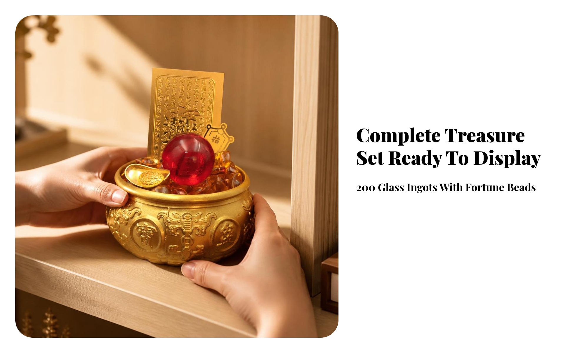 Brass Treasure Basin with Ingots Feng Shui Treasure Basin with Ingots Auspicious
