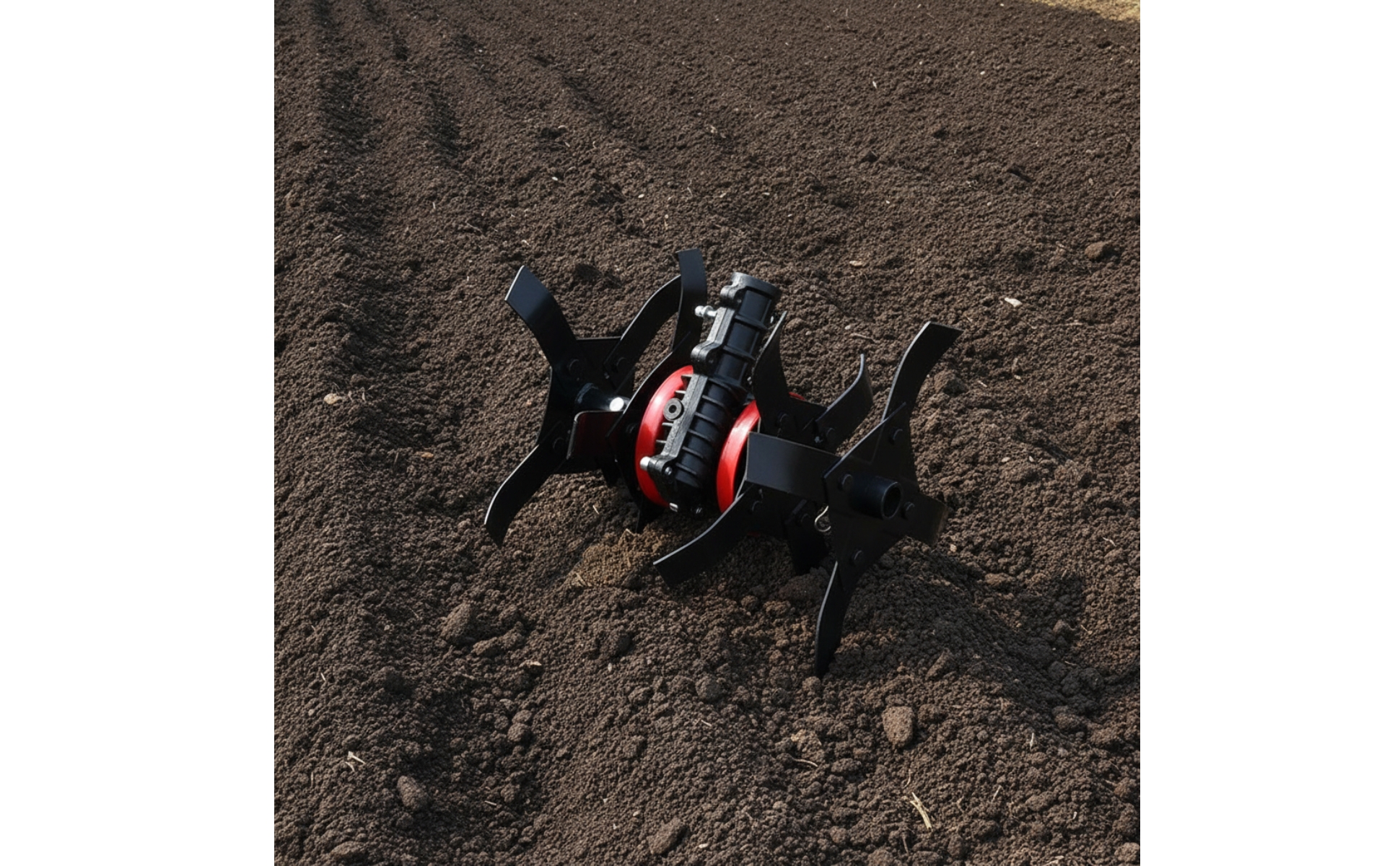 Tilling Attachment Rugged for Planting Area Soil Prep, Weeding, Home Gardeners