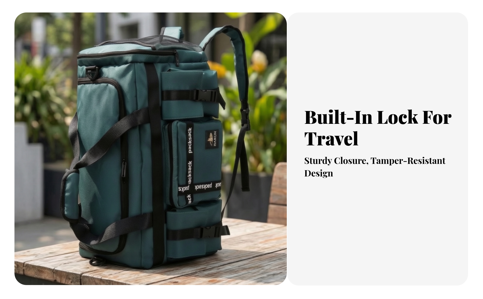 Travel Backpack Large-Capacity Duffel Backpack Carry-on for Travelers, Students