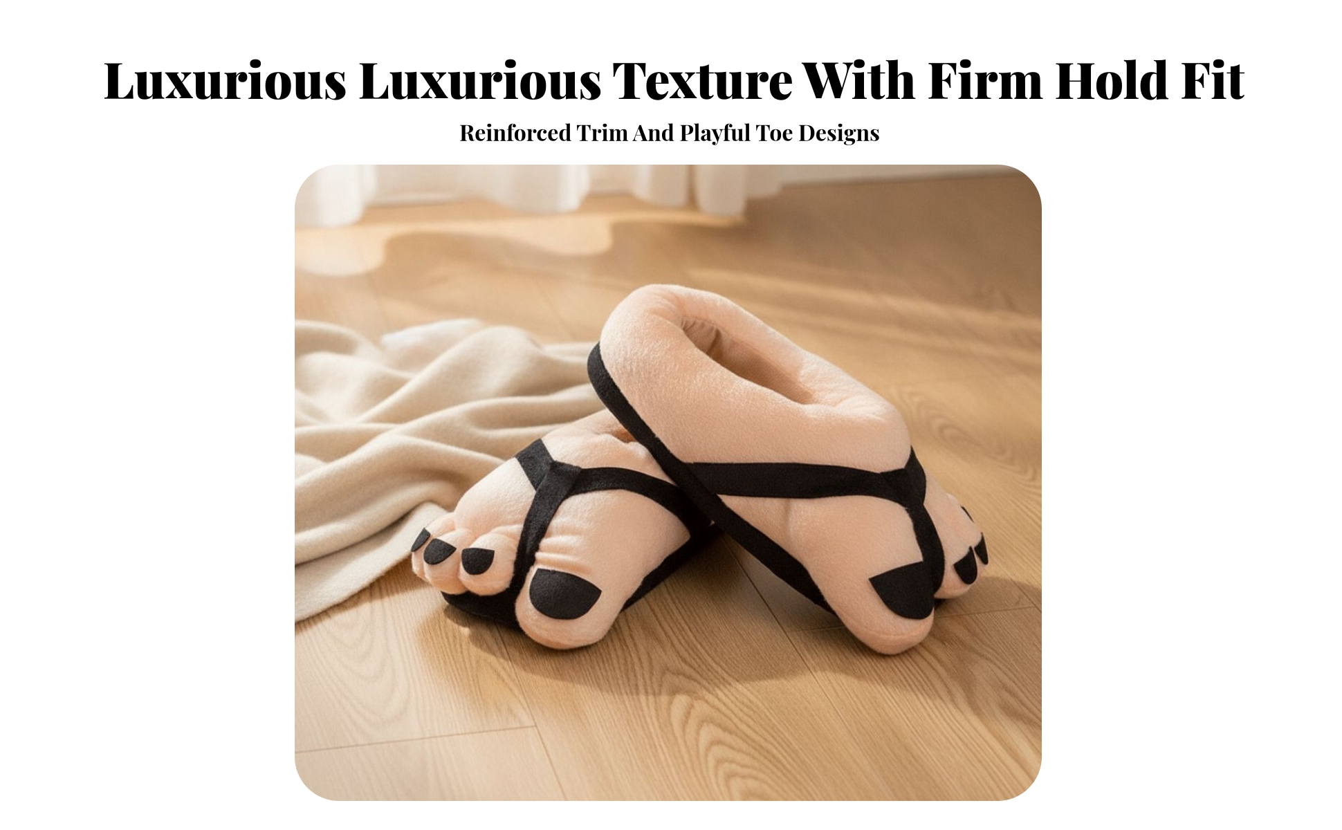 Novelty Slippers Gender-Neutral Slippers with Fleece Athletic Warm for Home