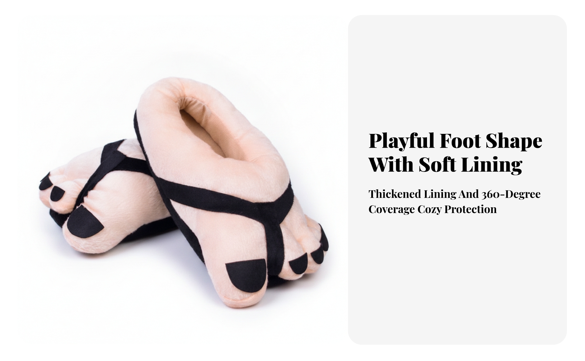 Novelty Slippers Gender-Neutral Slippers with Fleece Athletic Warm for Home