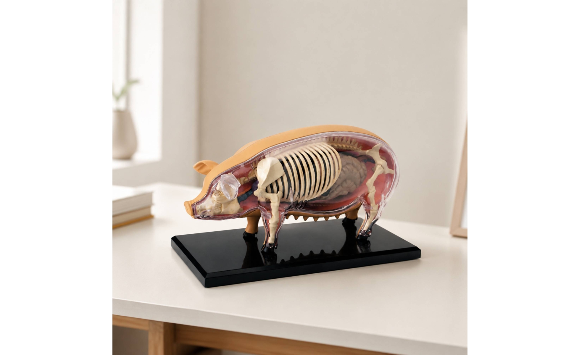 Pig Anatomical Assembly Model Educational for Biology Students, Science Teachers
