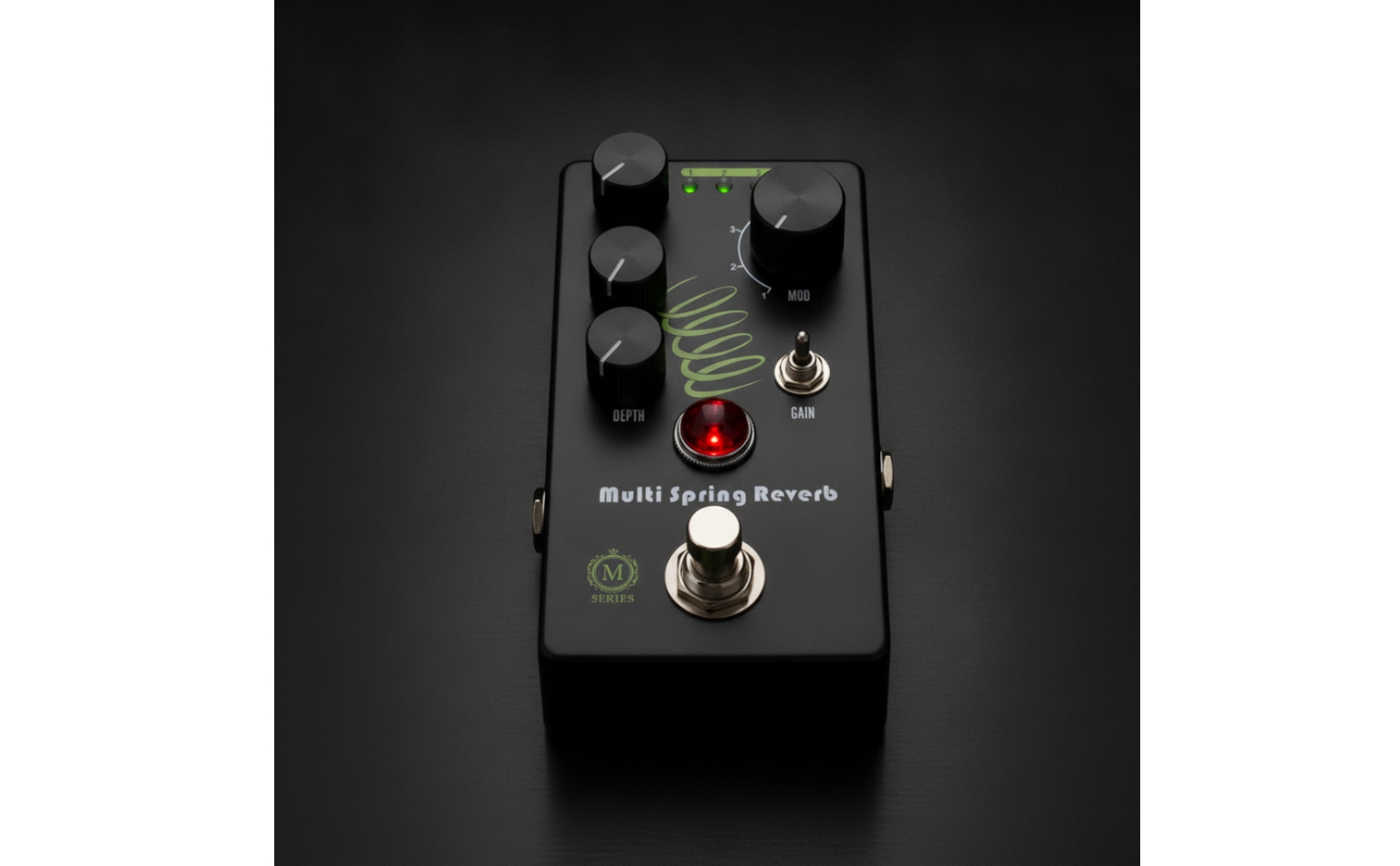 Spring Reverb Pedal Stompbox-Style Reverb Pedal Compact for Live Performances