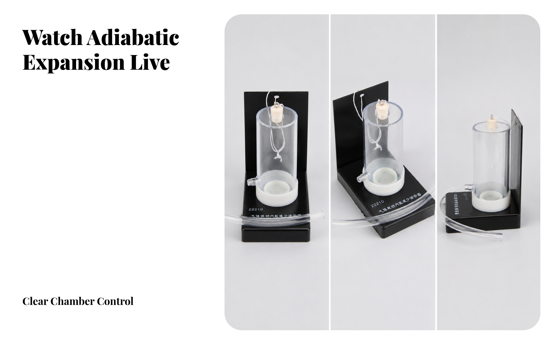 Apparatus Hands-on Adiabatic Expansion Apparatus for Middle School Students