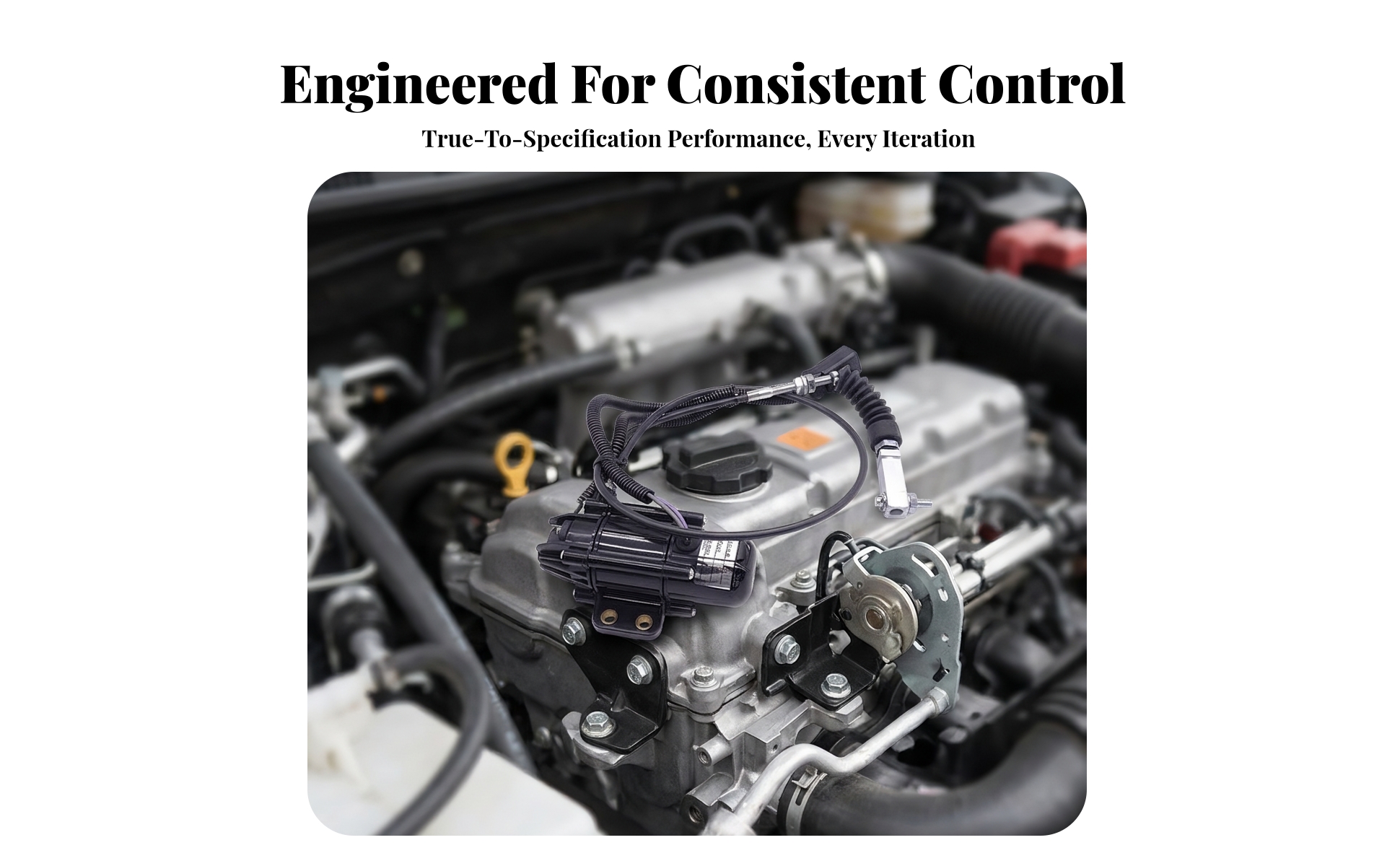 Throttle Motor Assembly Direct Replacement Throttle Motor with Wiring Harness