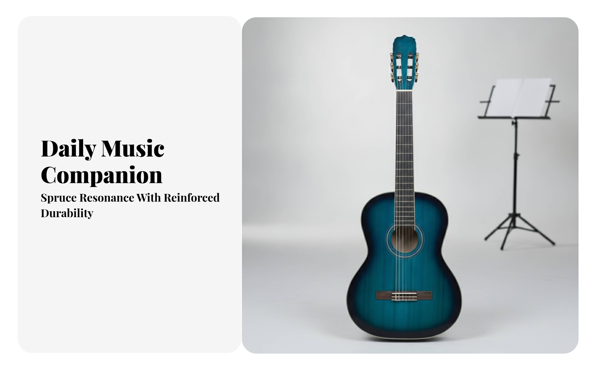 Classical Acoustic Guitar Beginner 39-Inch Classical Guitar Easy to Play