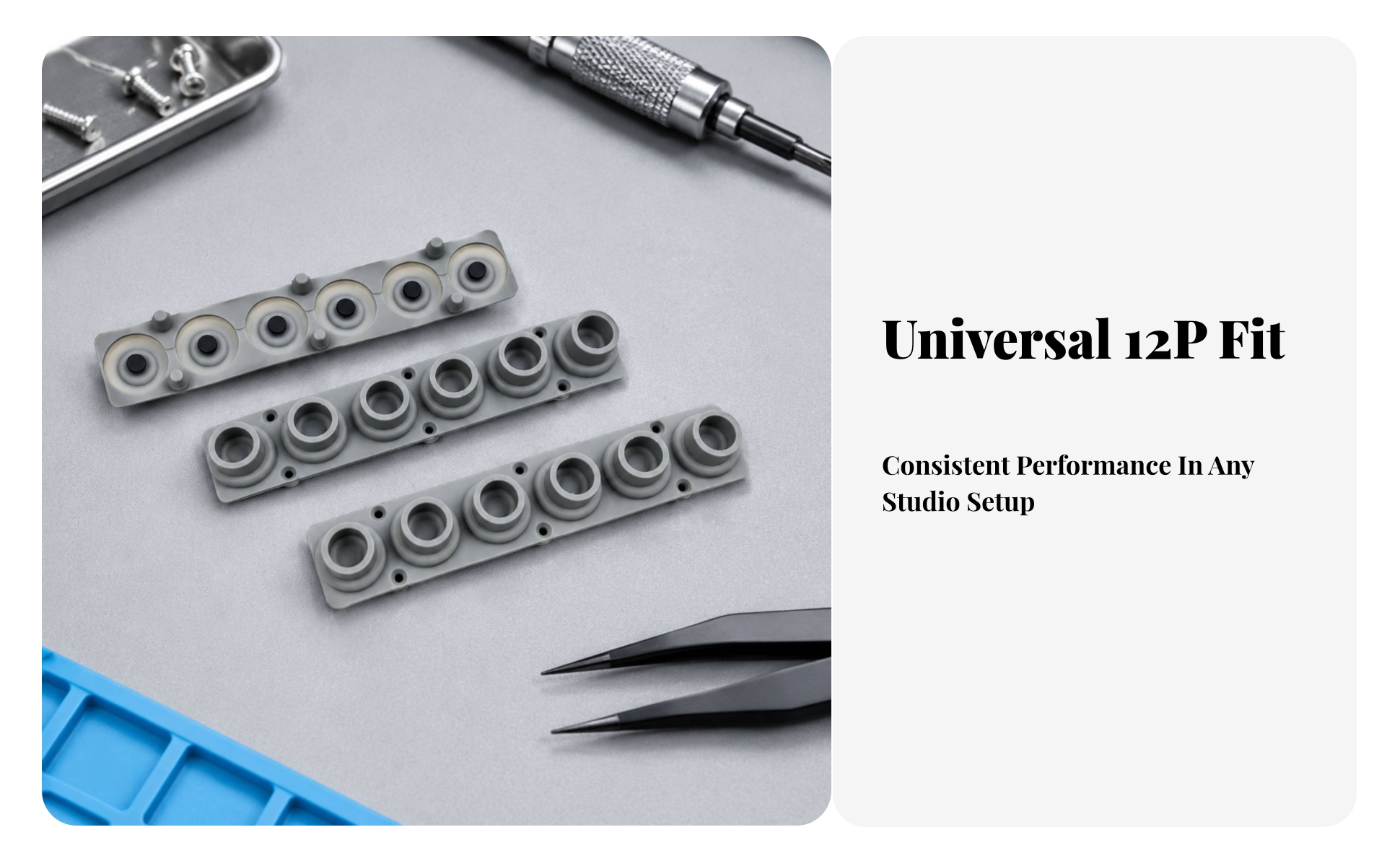 Conductive Rubber Strip Replacement Keyboard Key Part Compatible
