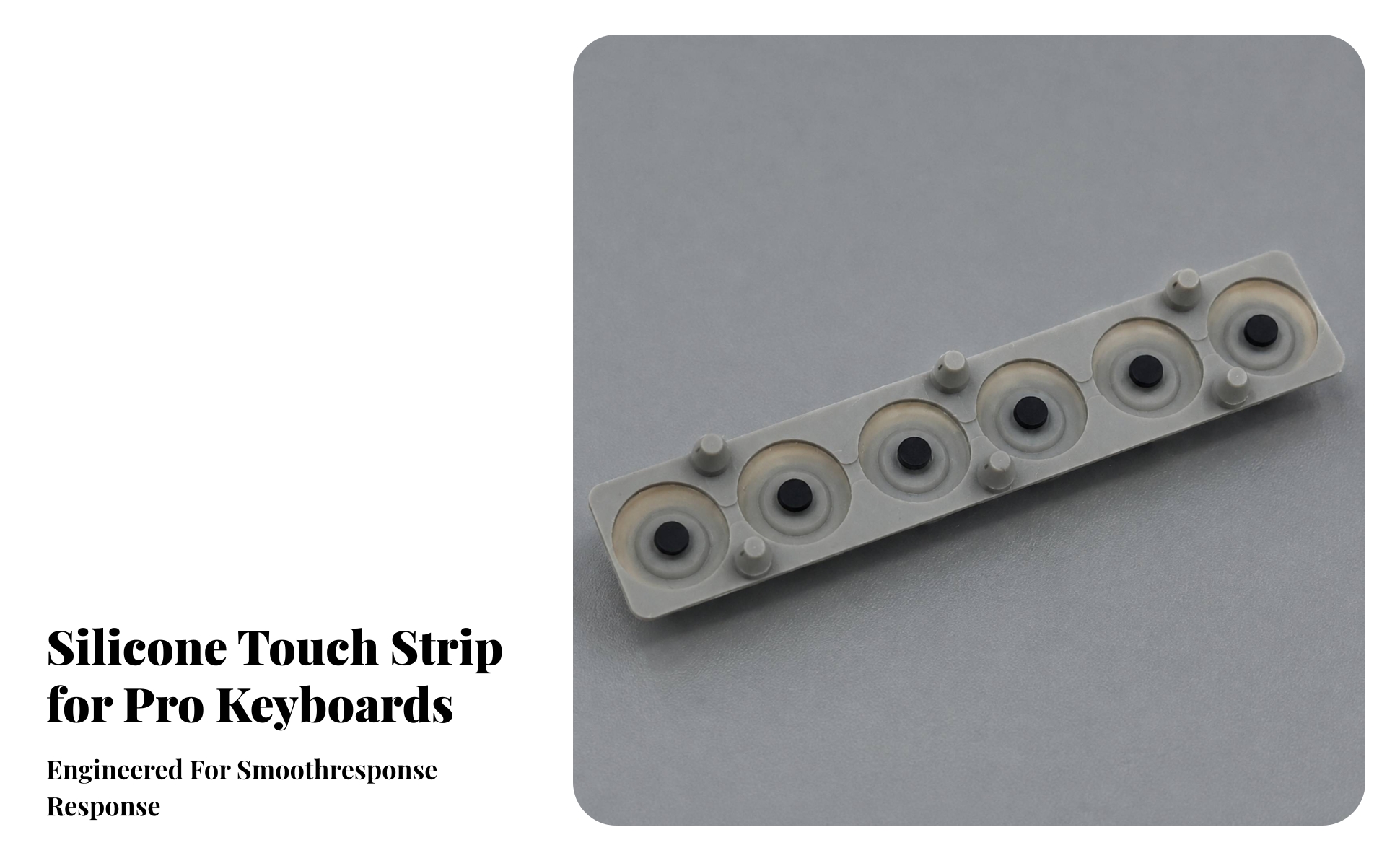 Conductive Rubber Strip Replacement Keyboard Key Part Compatible