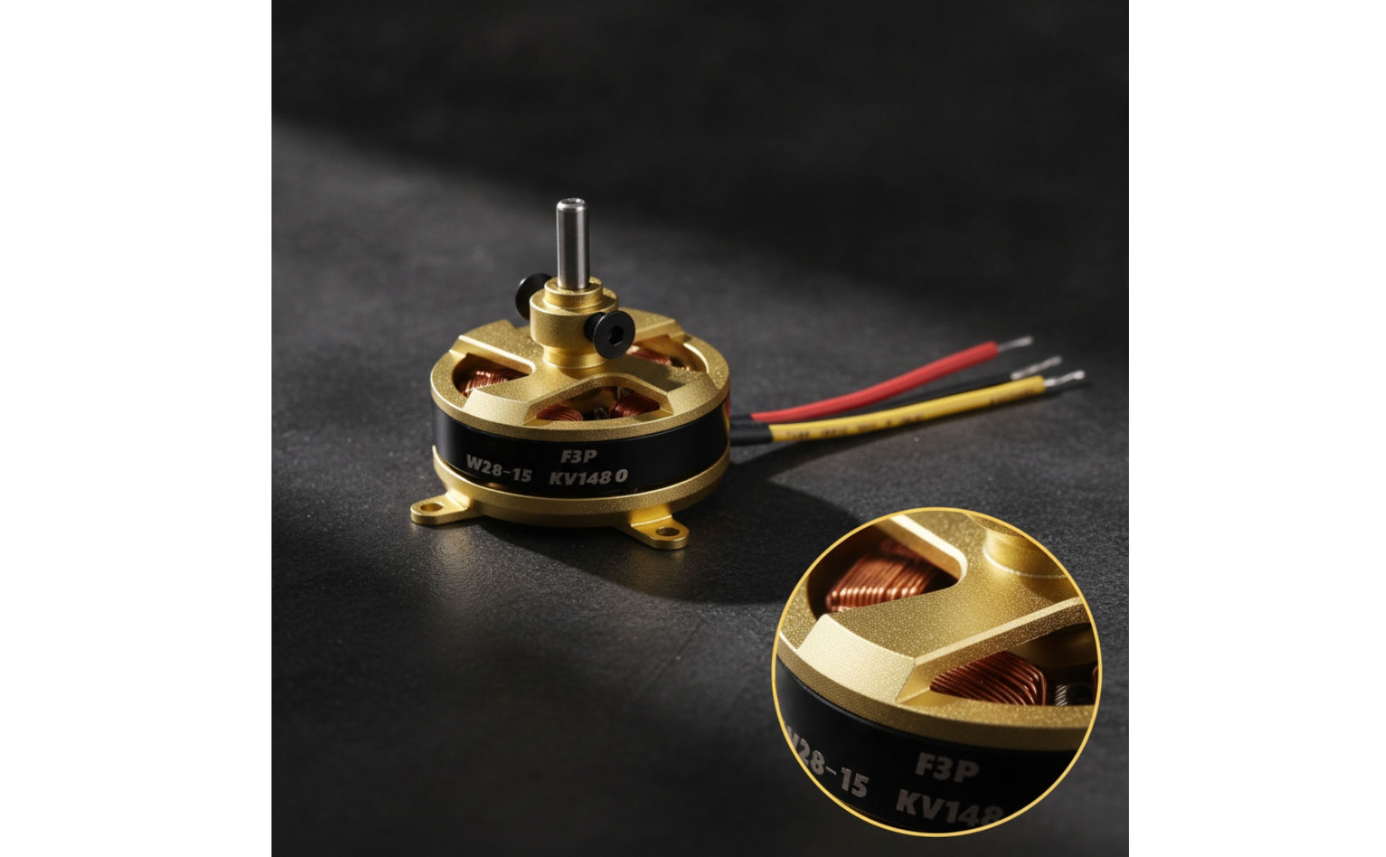 Brushless Motor Lightweight Mayatech W2815 Brushless Motor Precision Balanced