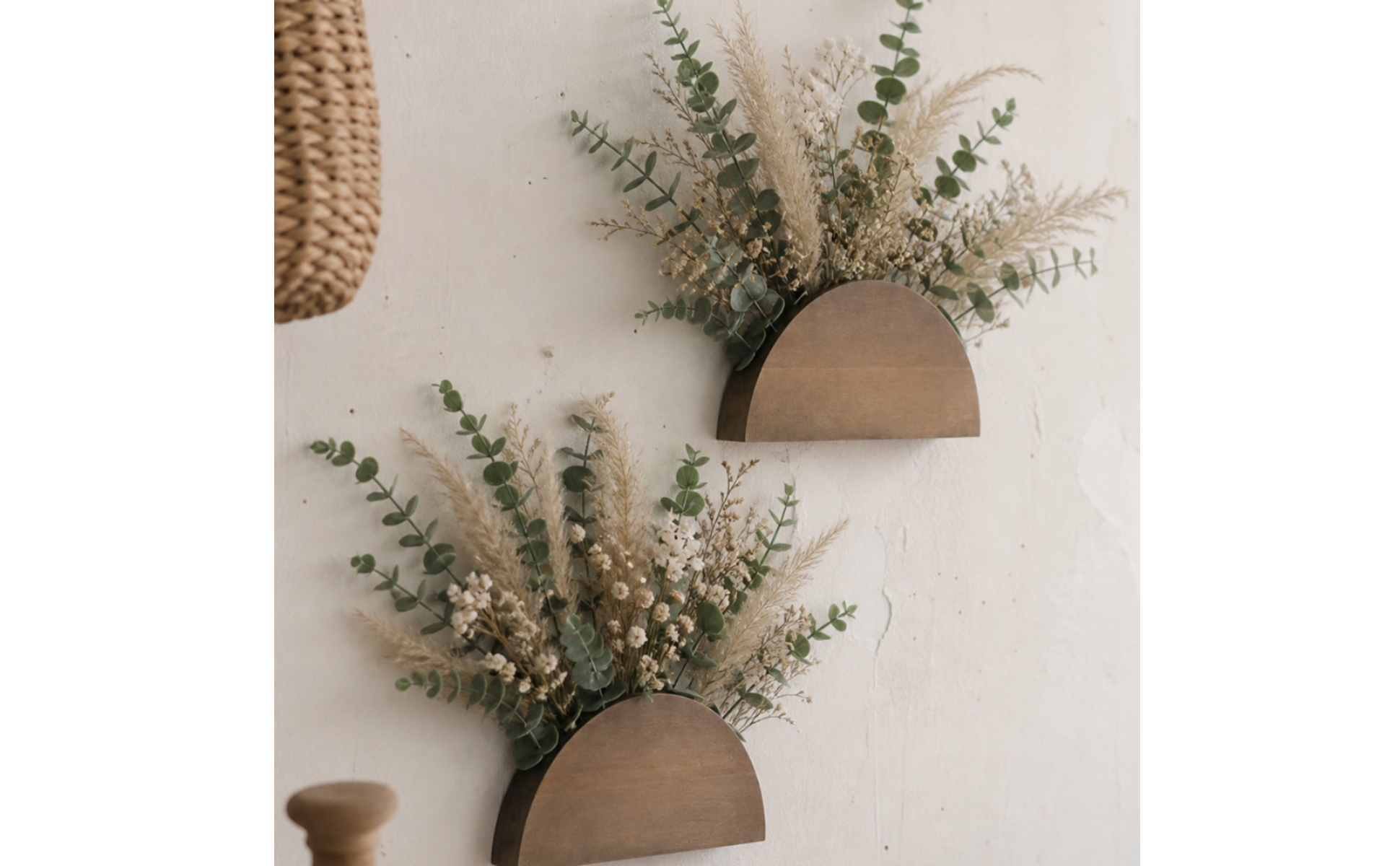 Wall-Mounted Semicircular Decorative Base Arched for Living Room, Guesthouse