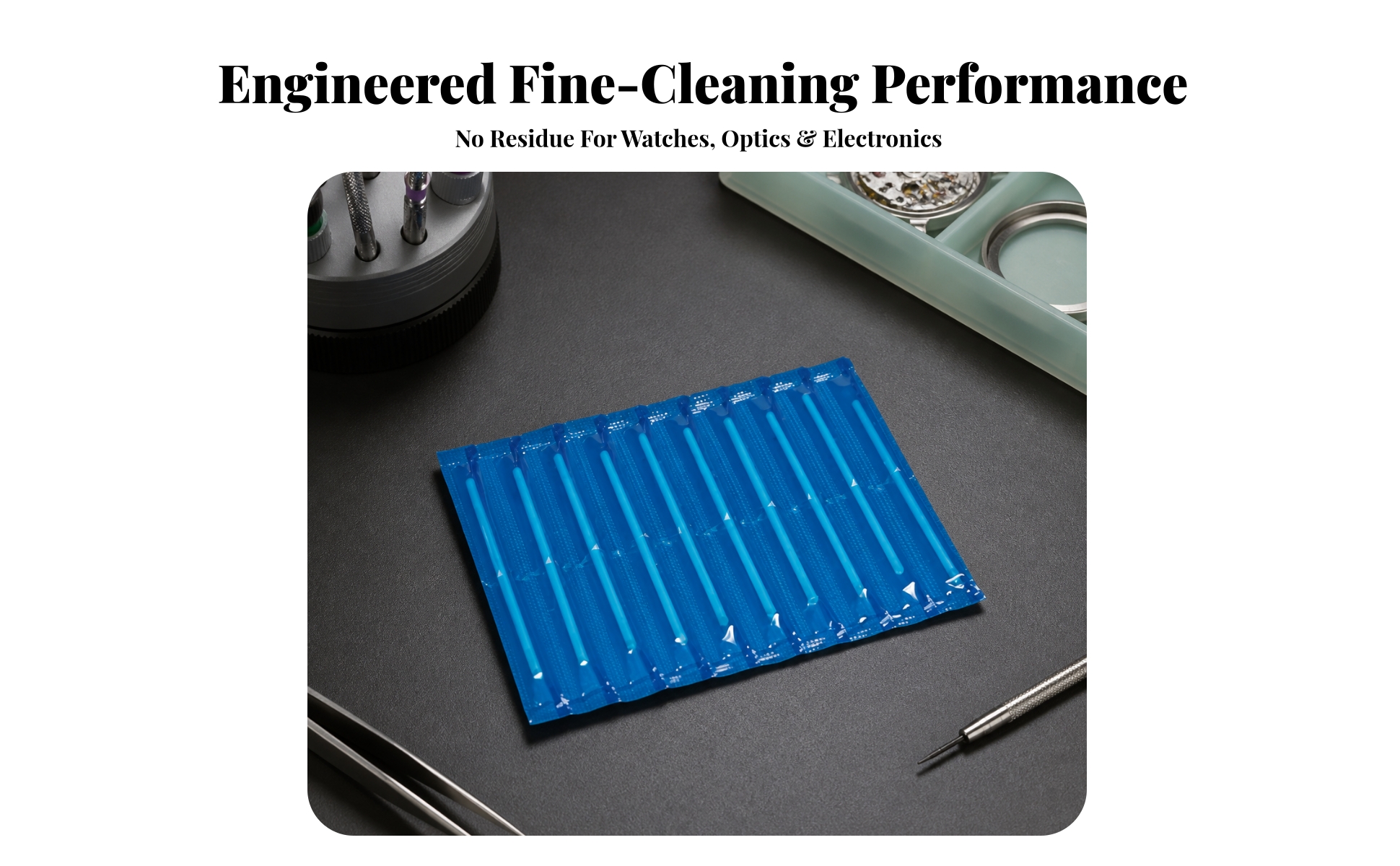 10 Pieces Watch Repair Cleaning Sticks Slim for Telecommunications Maintenance