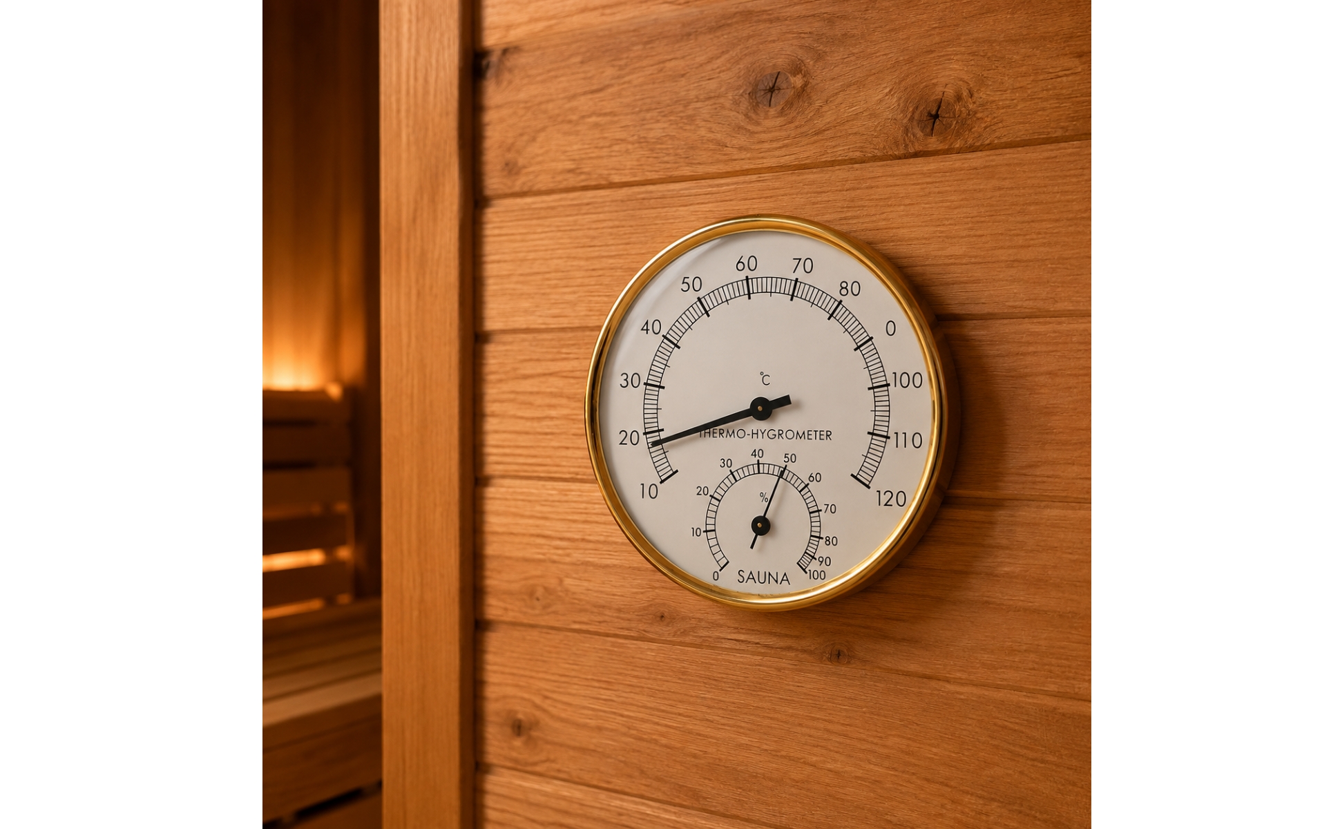 Measuring Instrument Non-Electric Analog Sauna temperatureHygrometer