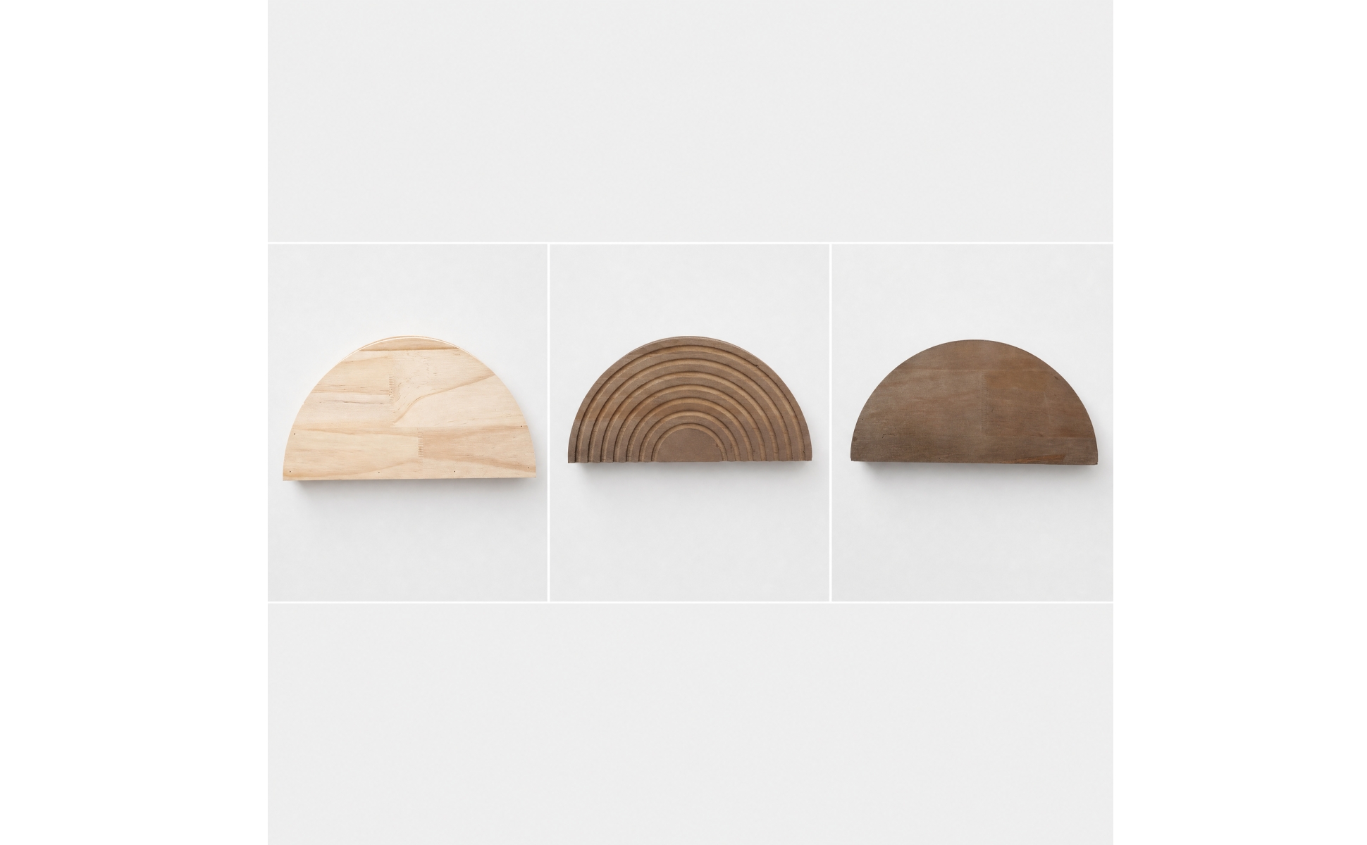 Wall-Mounted Semicircular Decorative Base Arched for Living Room, Guesthouse