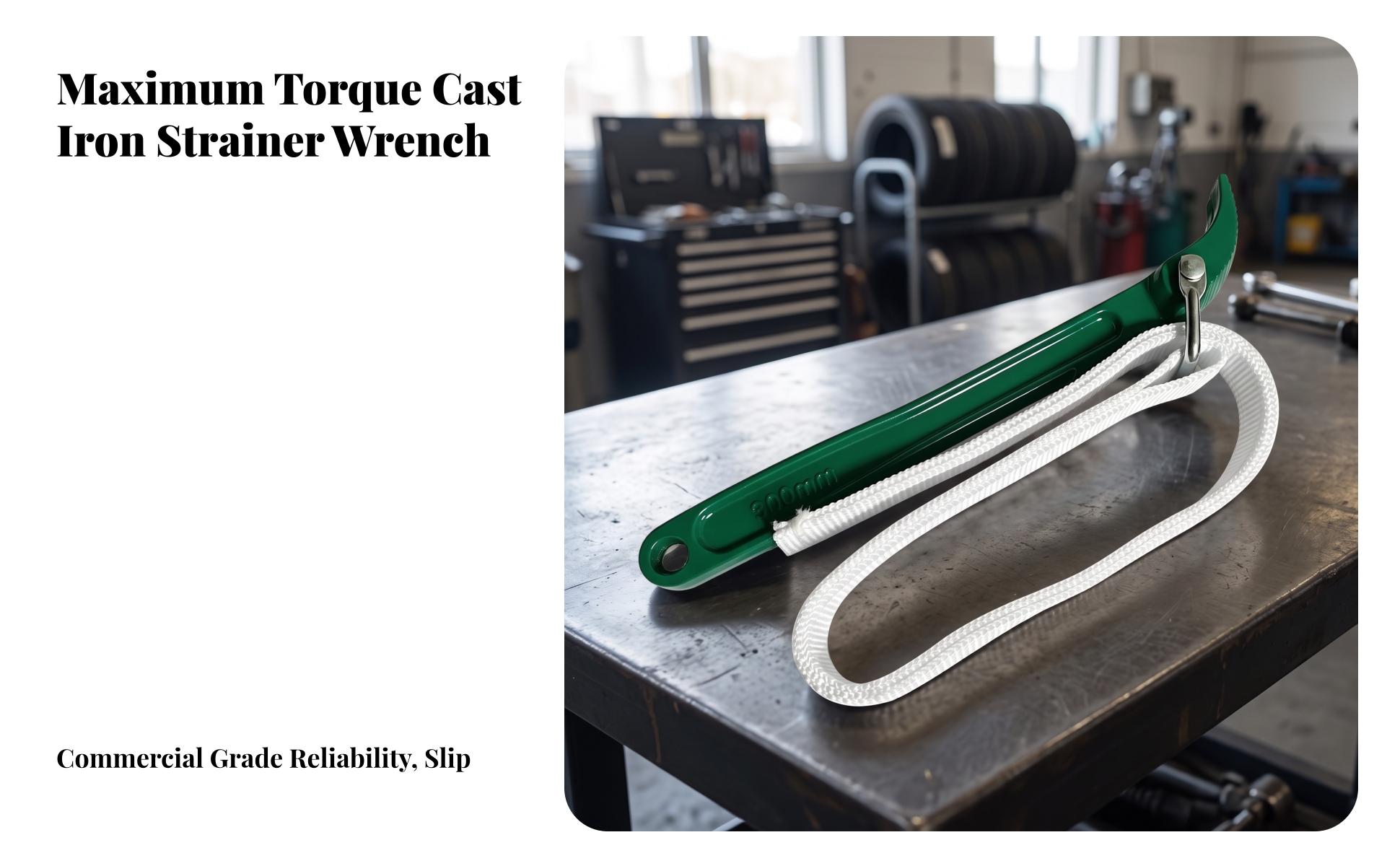 Oil Filter Wrench with Canvas Strap Non-Slip Oil Filter Strap Wrench Adjustable
