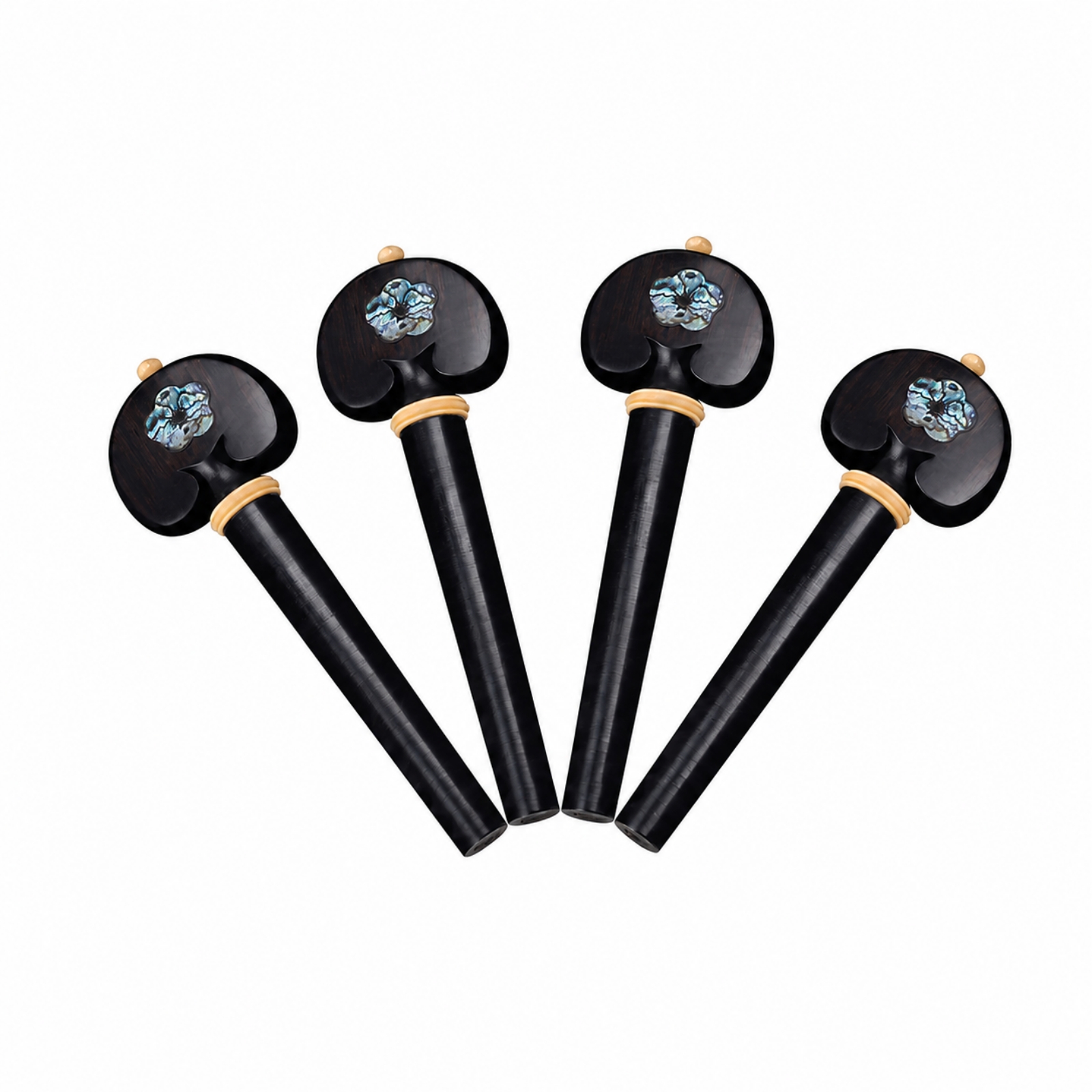 4 Pieces Cello Tuning Peg Set Solid Wood Instrument Hardware Sturdy for