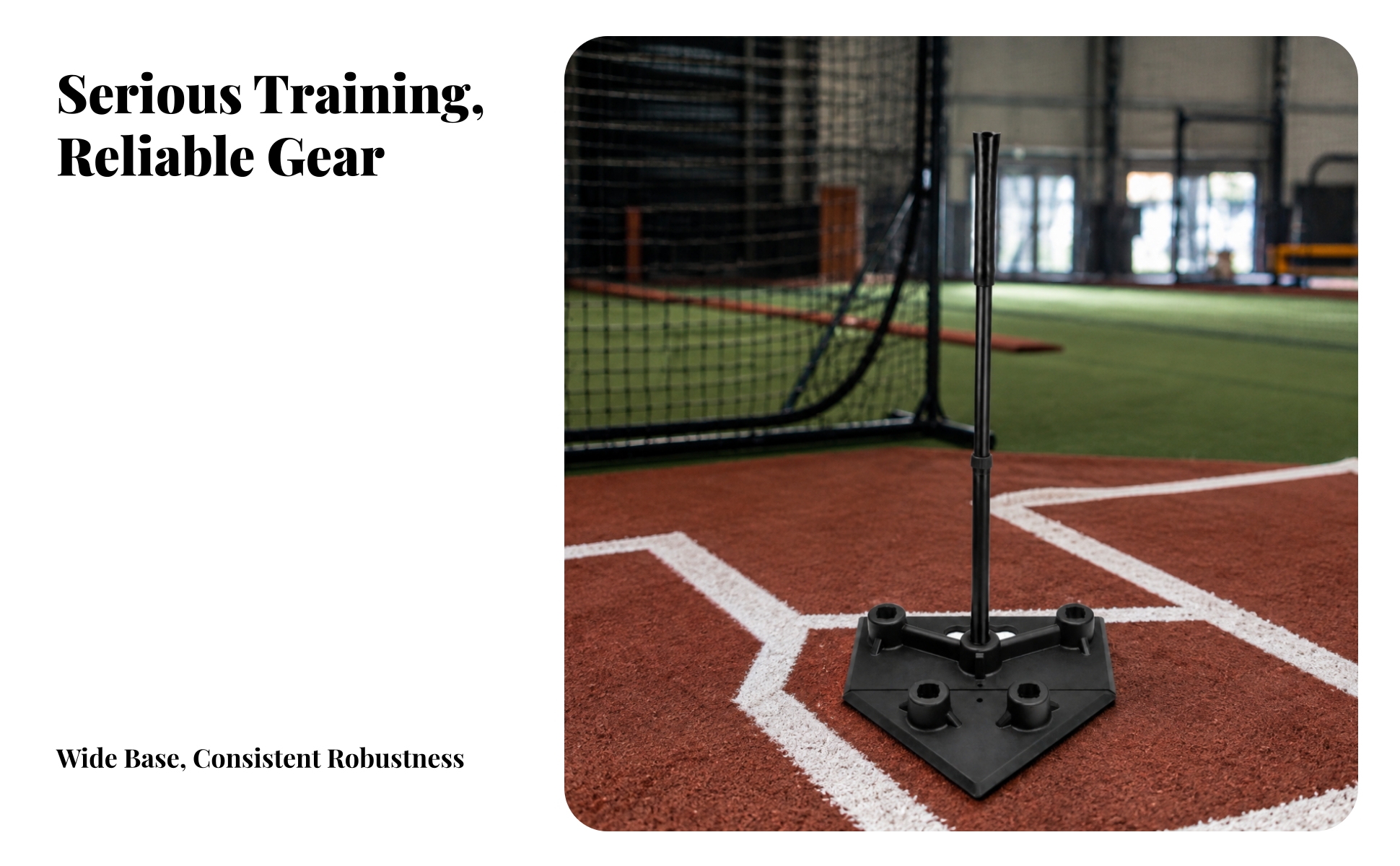 Baseball Tee Height-Adjustable Softball Tee Portable for Backyard, Coaches
