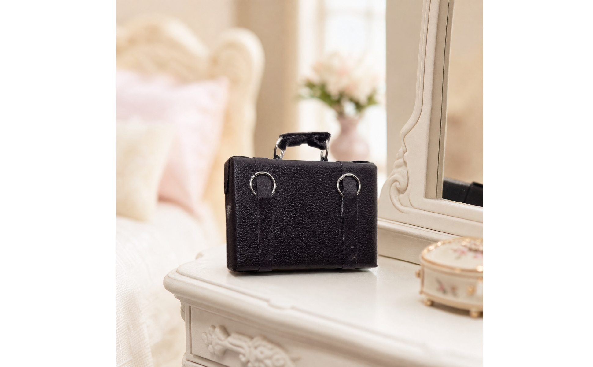 1:6 Scale Dollhouse Suitcase Detailed for Teens Aged 14 and up, Collectors