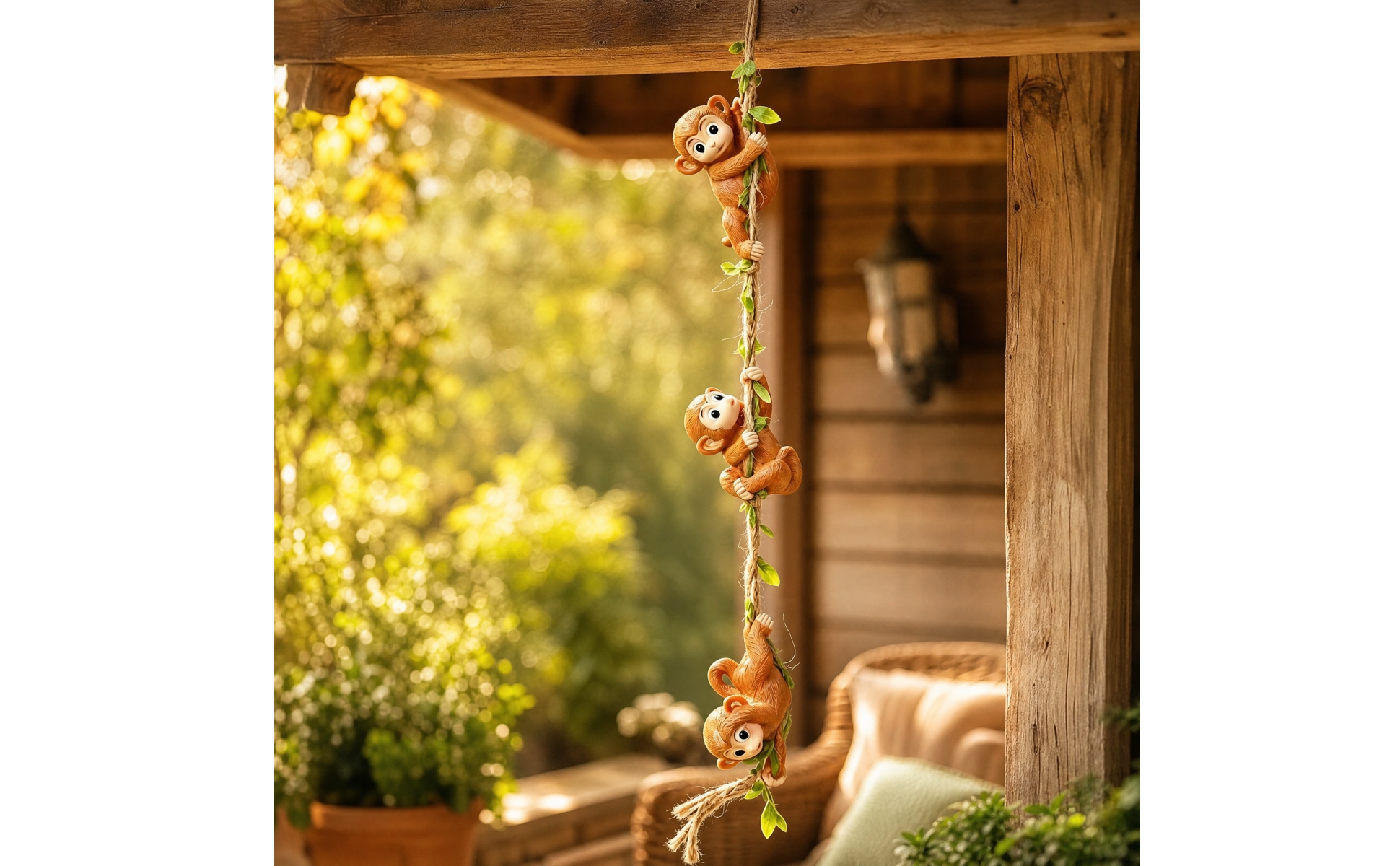 Hanging Animal Garden Decoration Indoor Outdoor for Tree Branches, Courtyards