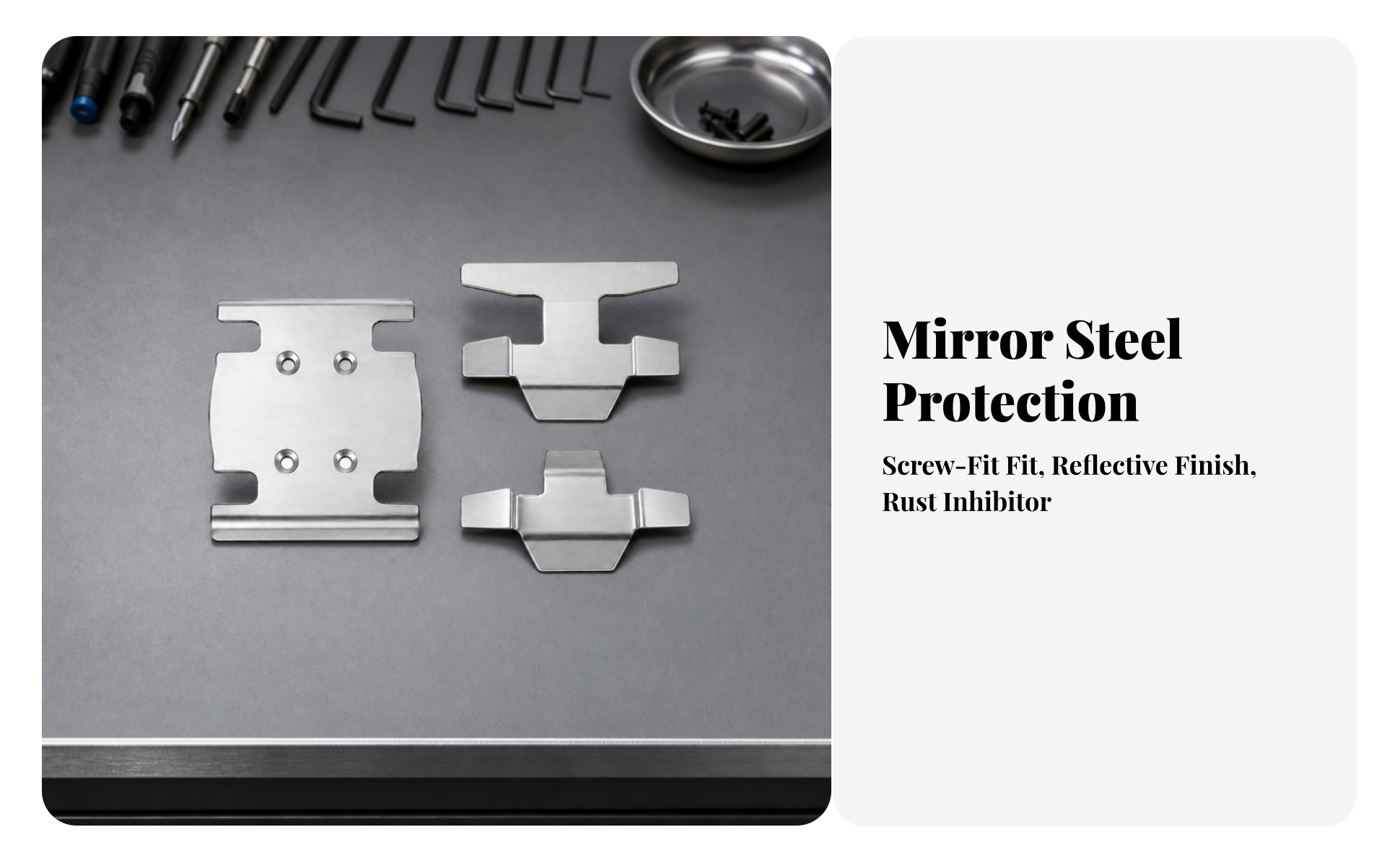 RC Car Chassis Shield Easy to Install Stainless Steel Chassis Guard