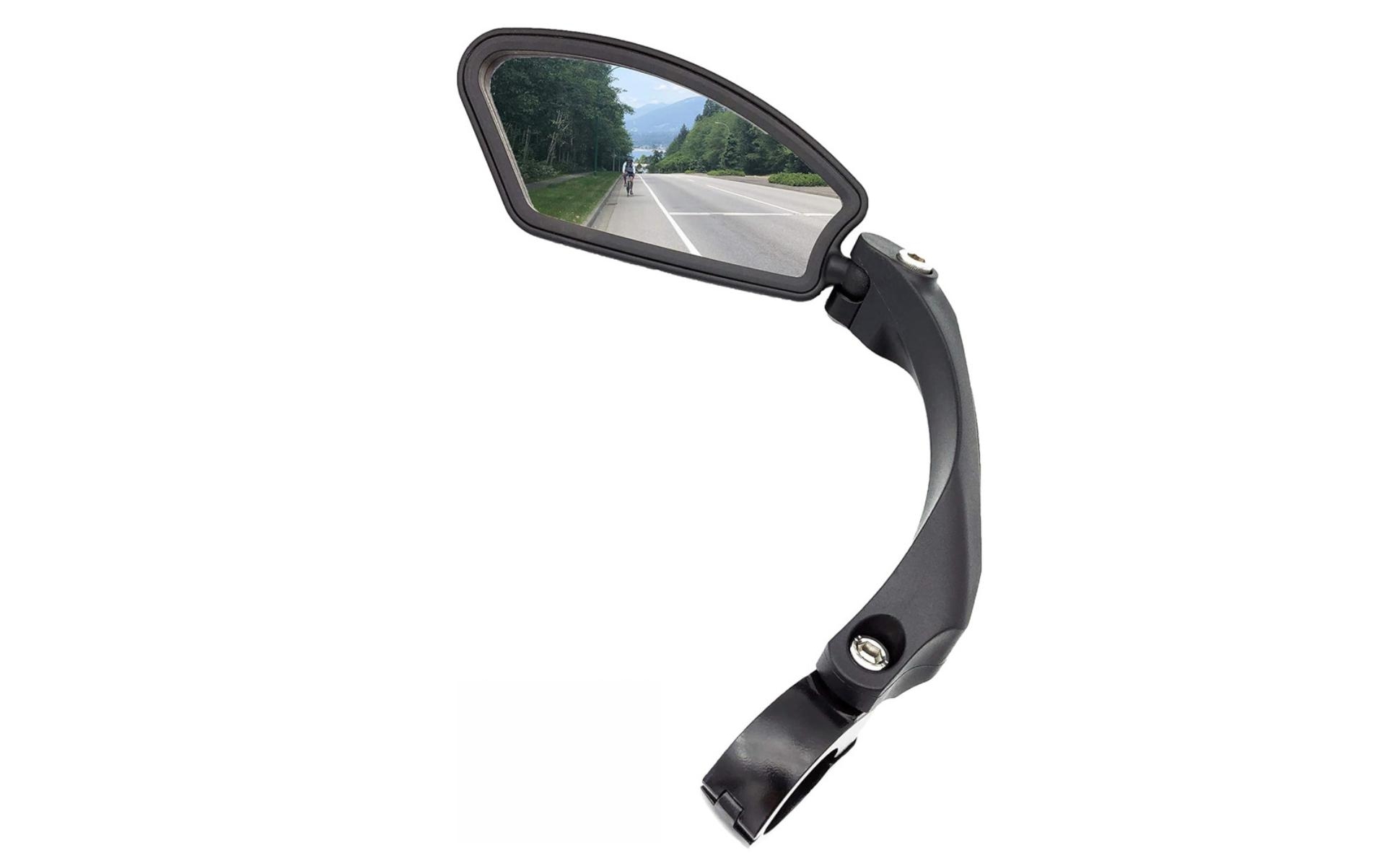 Folding Bike Handlebar Mirror Foldable for Recreational Rides, Mountain Biking