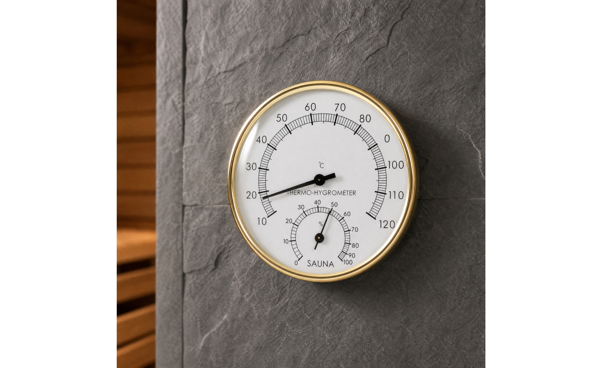 Measuring Instrument Non-Electric Analog Sauna temperatureHygrometer