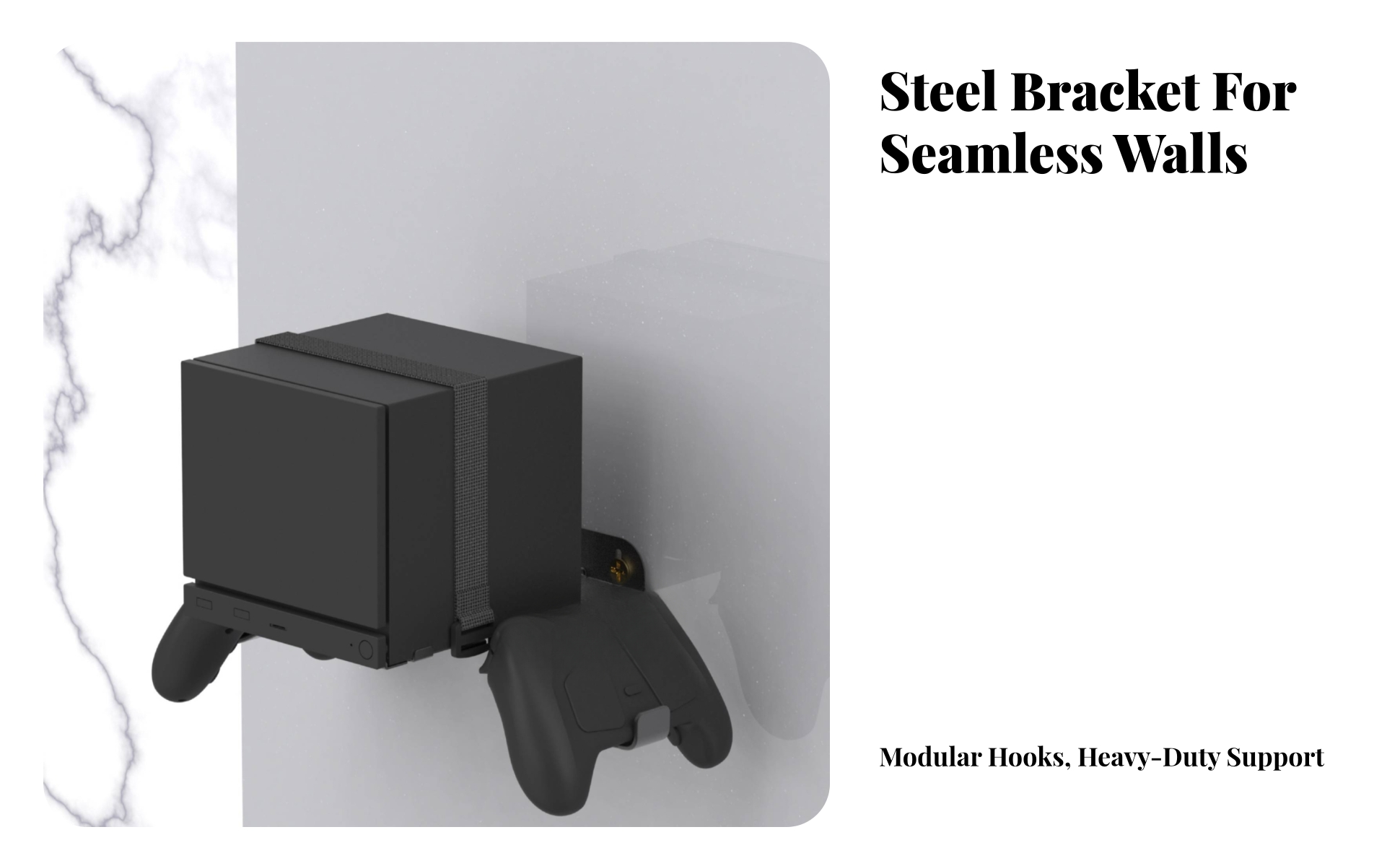 Steam Machine Wandhalterung mit Controller-Haltern Wandmontiert für Kleine Räume