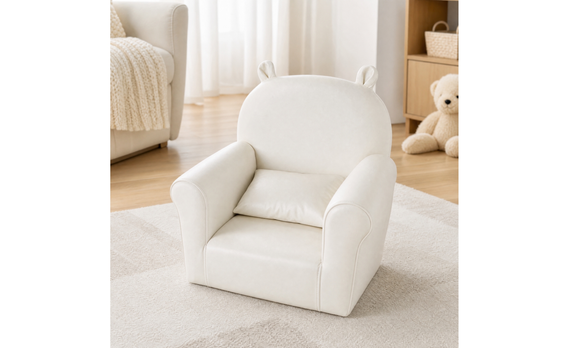 Children's Sofa Chair High-Density Sponge Baby Armchair with Pillow Soft