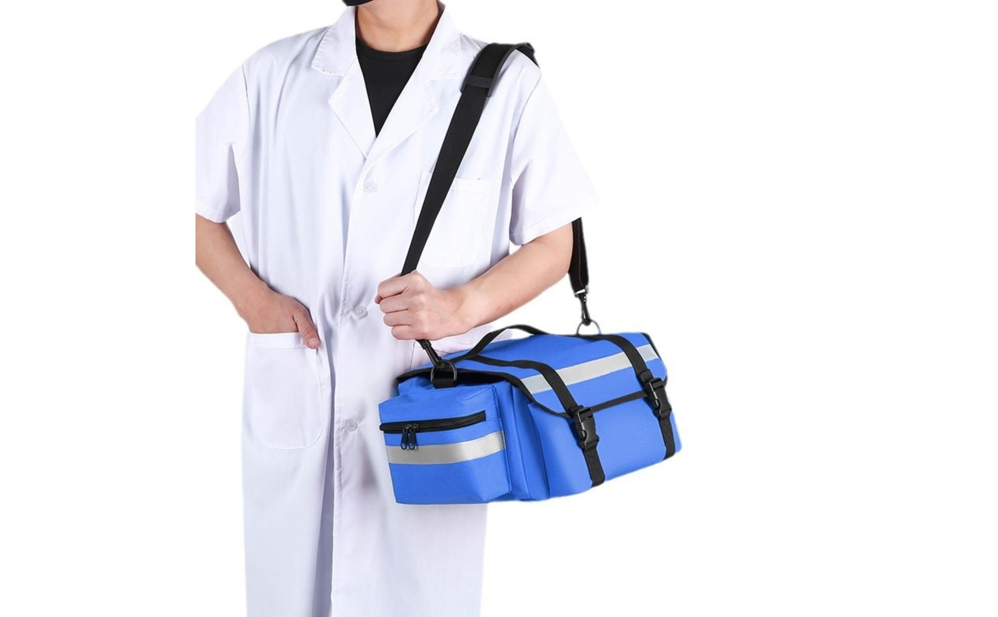 Waterproof First-Aid Shoulder Bag Portable for Vehicles, Workplaces, Technicians
