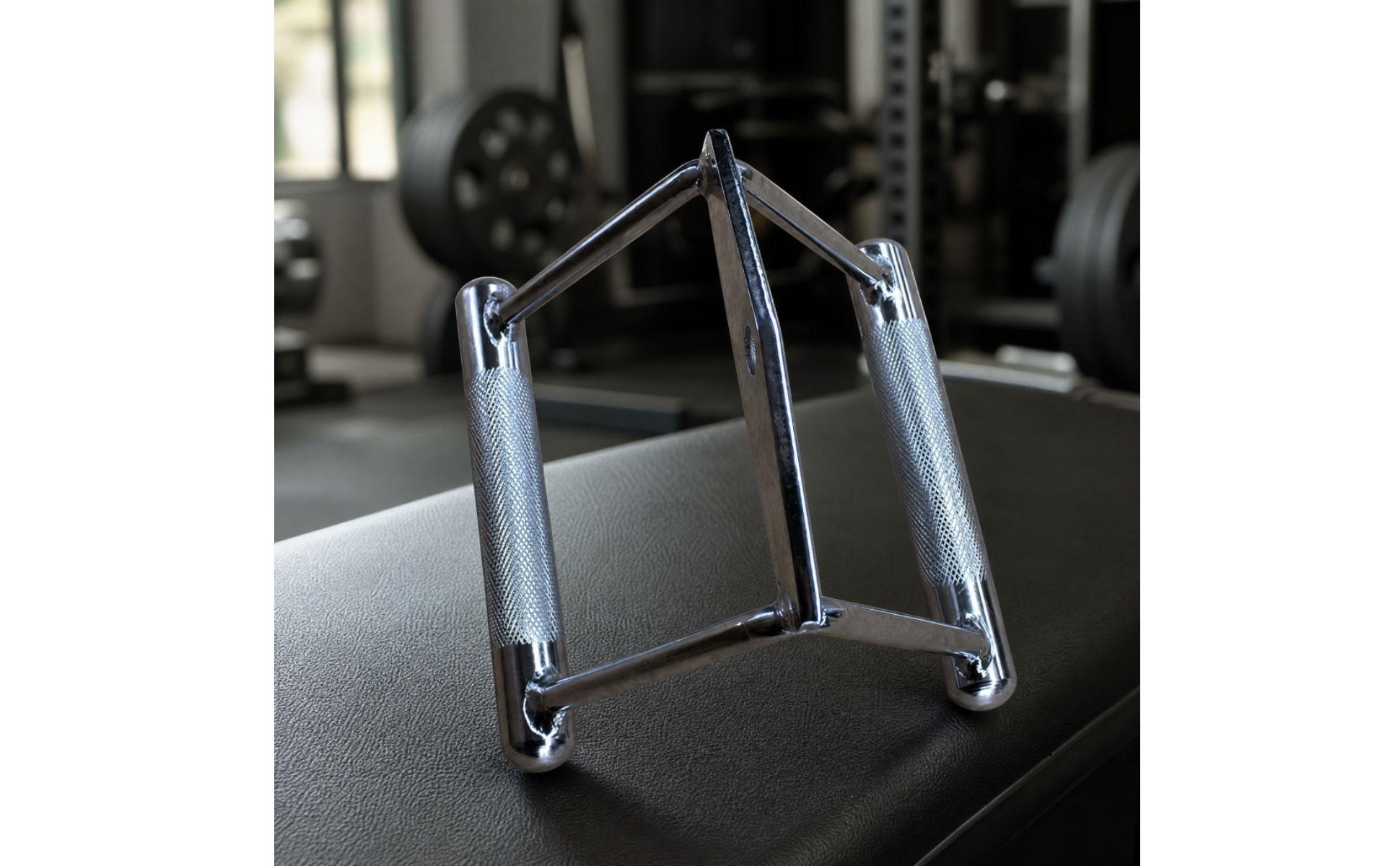 Gym Handle Non-Slip Saddle-Style Cable Machine Handle Rust-Resistant