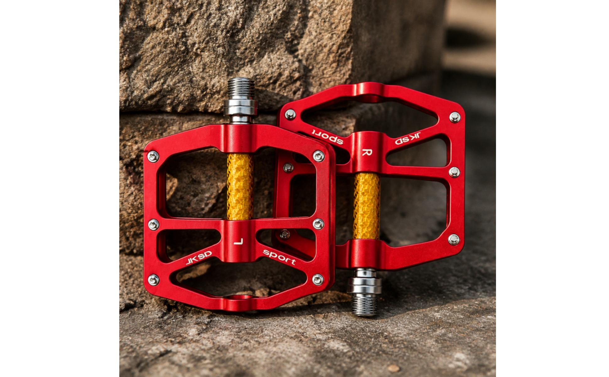 Aluminum Alloy Cycle Platform Pedals Grippy for Everyday Commuting