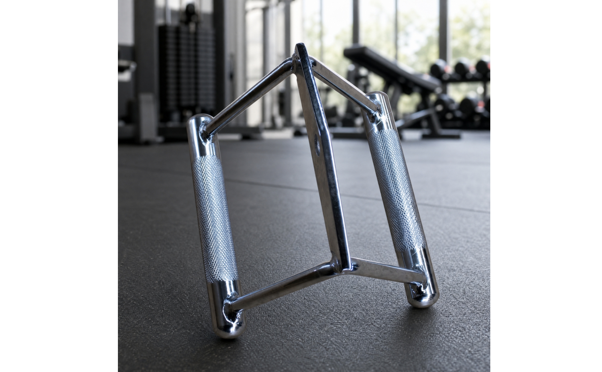 Gym Handle Non-Slip Saddle-Style Cable Machine Handle Rust-Resistant