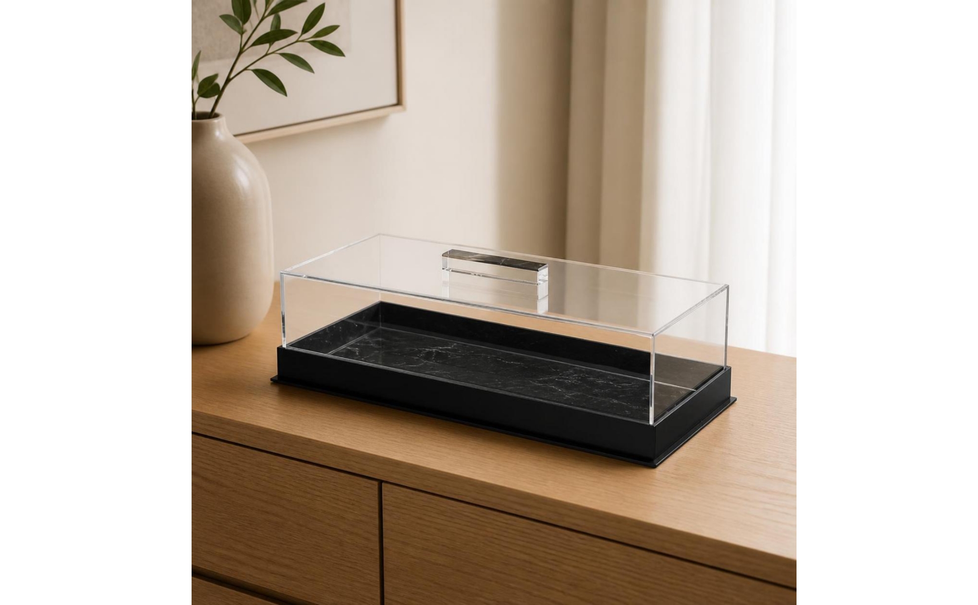 Acrylic Bread and Dessert Display Box Transparent for Bakery Displays, Bakeries