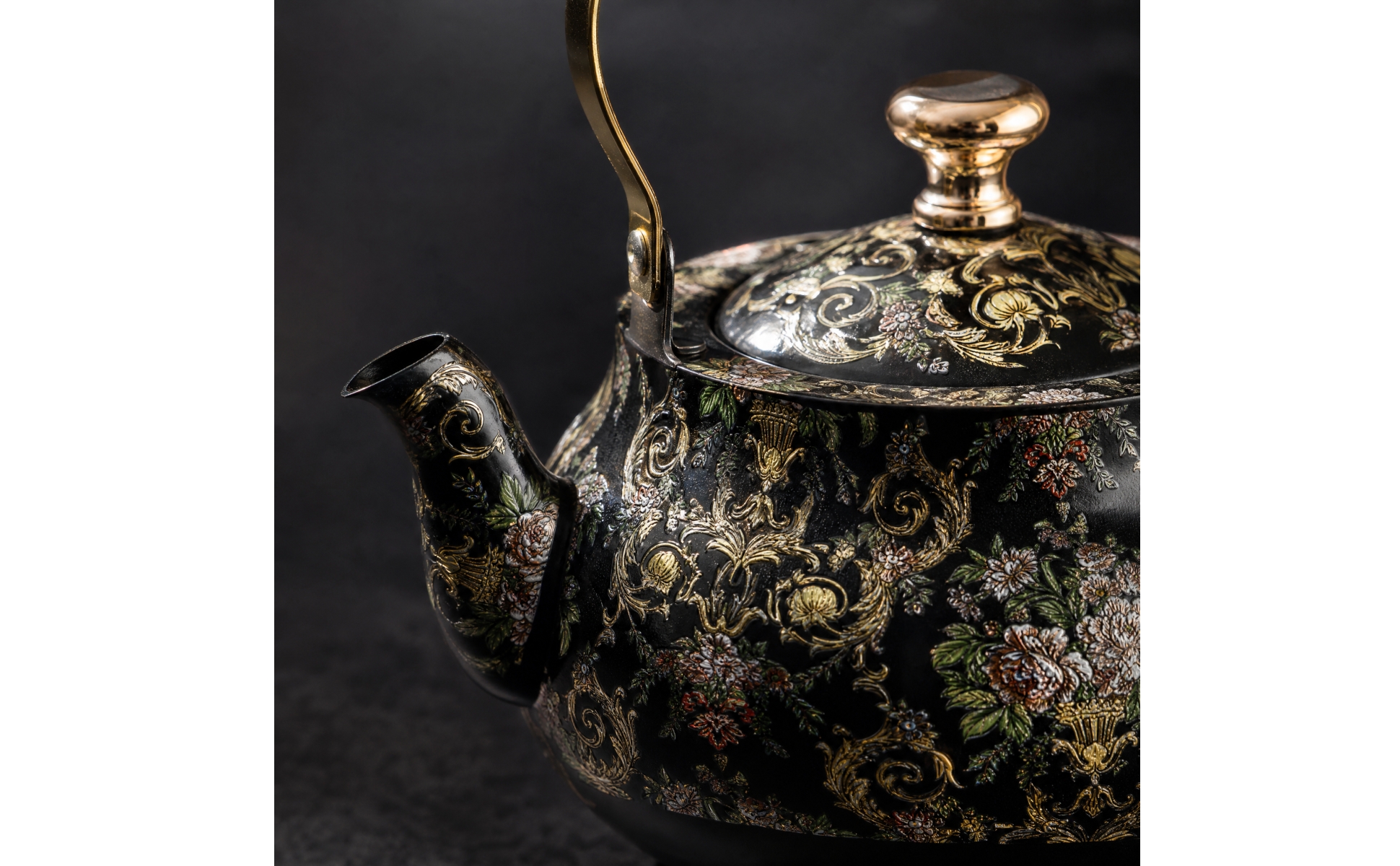 Teekanne mit Infuser rostfrei Edelstahl-Teekanne mit Tee-Ei leicht zu reinigen