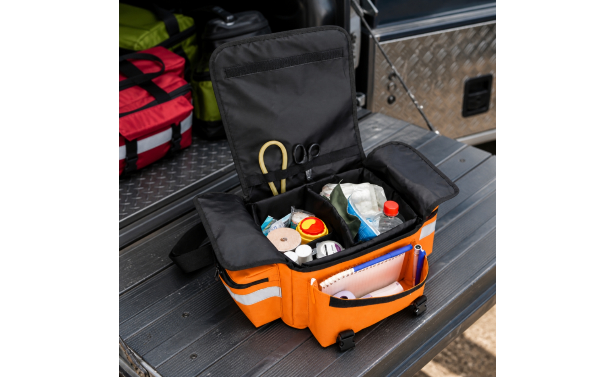 Waterproof First-Aid Shoulder Bag Portable for Vehicles, Workplaces, Technicians