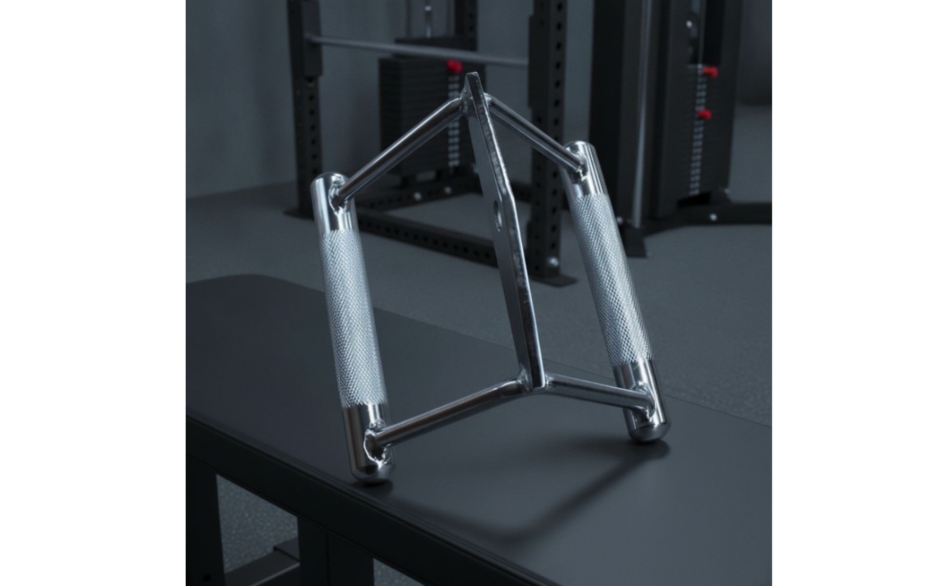 Gym Handle Non-Slip Saddle-Style Cable Machine Handle Rust-Resistant
