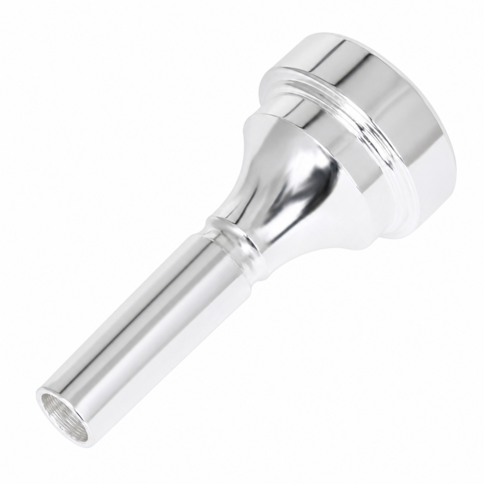Silver-Plated Cornet Mouthpiece Compact for Performance