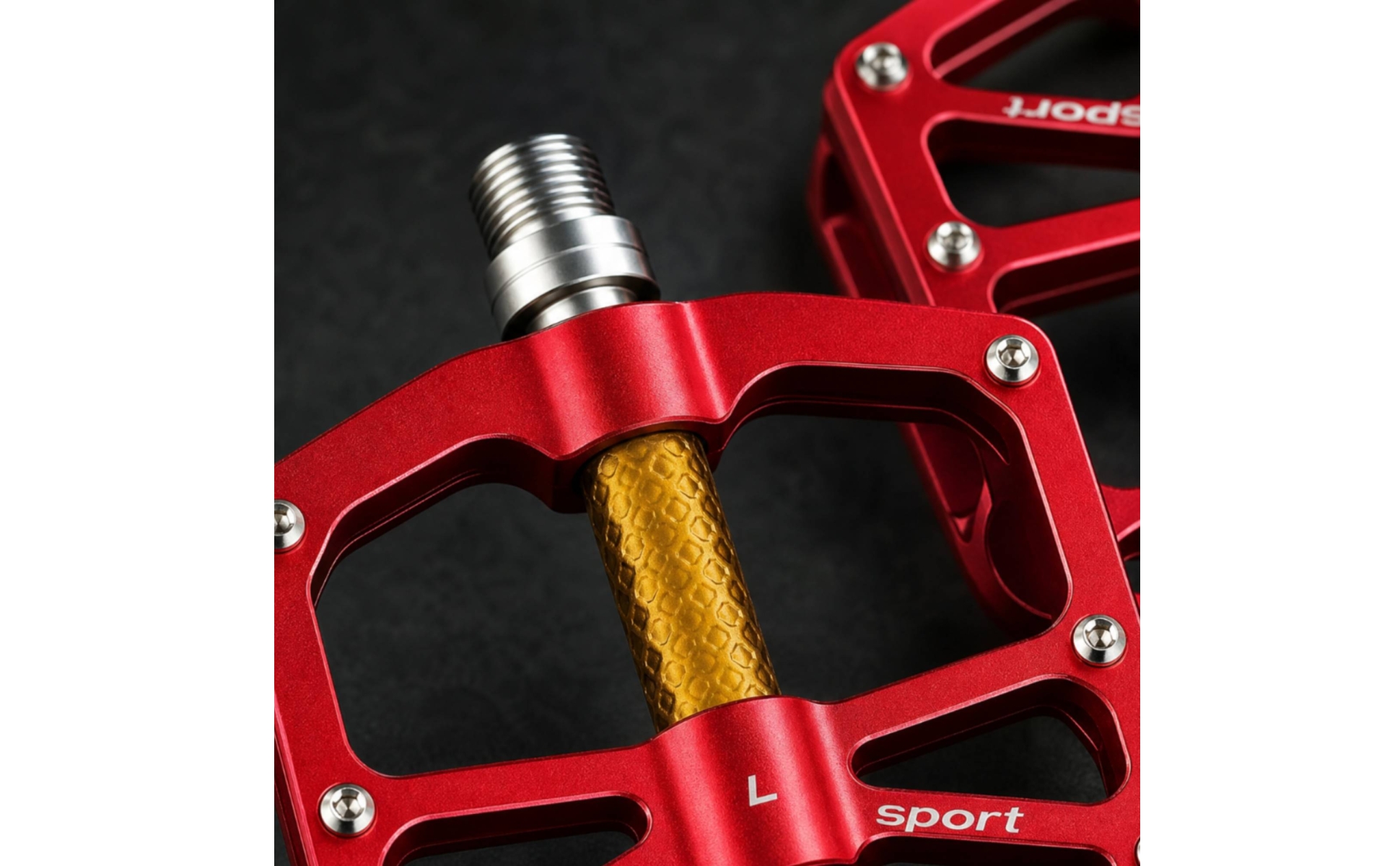Aluminum Alloy Cycle Platform Pedals Grippy for Everyday Commuting