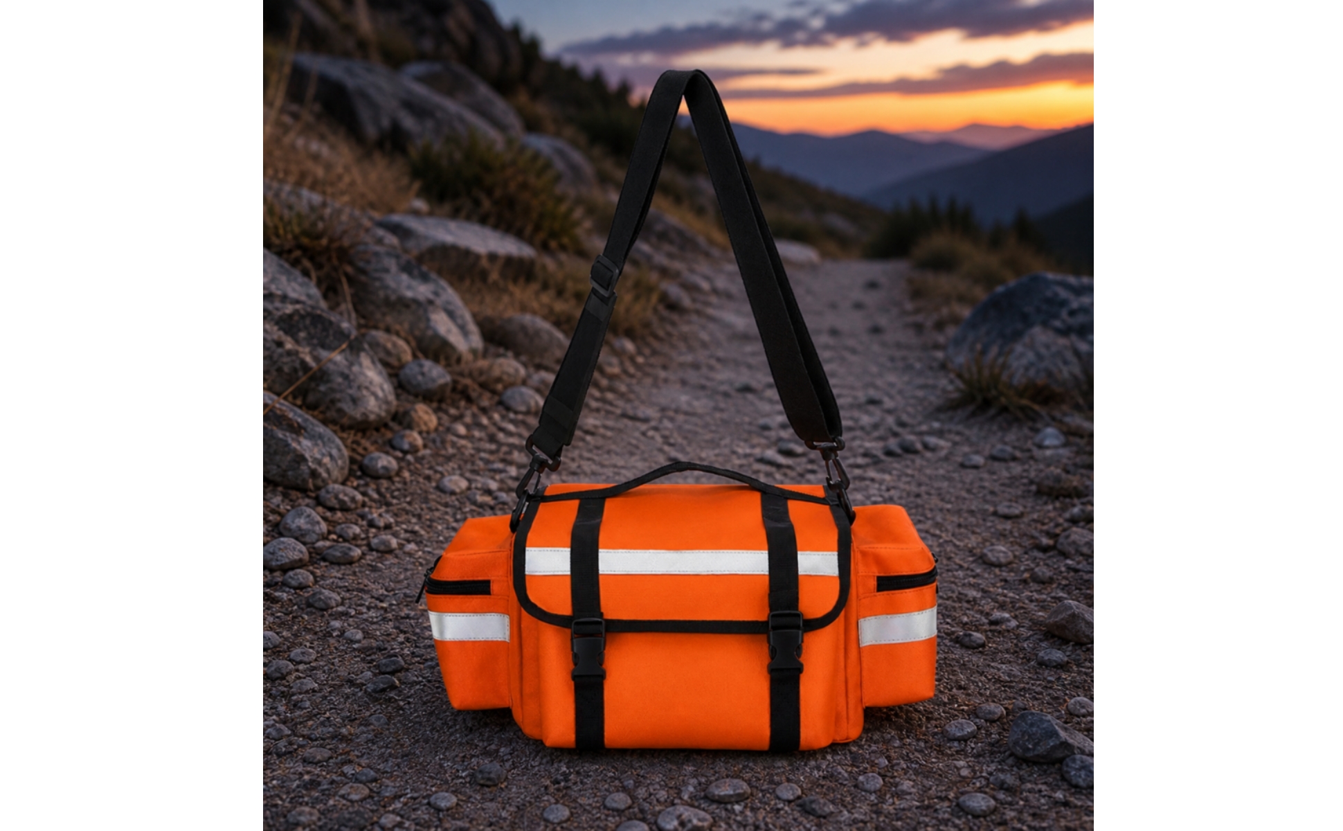 Waterproof First-Aid Shoulder Bag Portable for Vehicles, Workplaces, Technicians