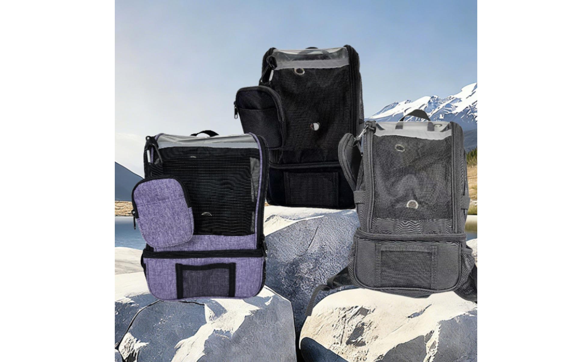 Sac à Dos avec Fenêtre Transparente Portable pour Voyage, Sorties Quotidiennes