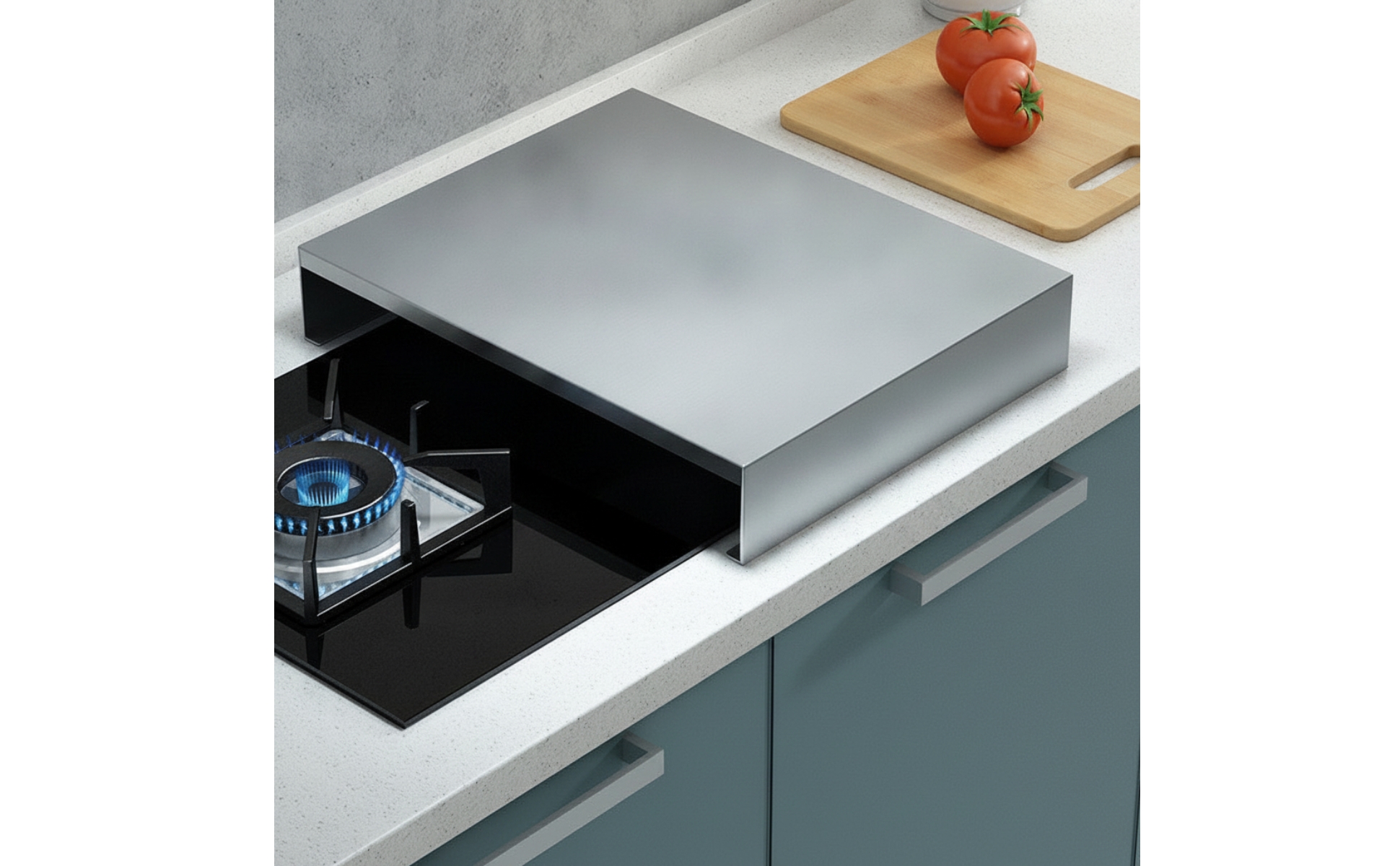 Stovetop Cover No Installation Required Freestanding Stainless Steel Cooktop